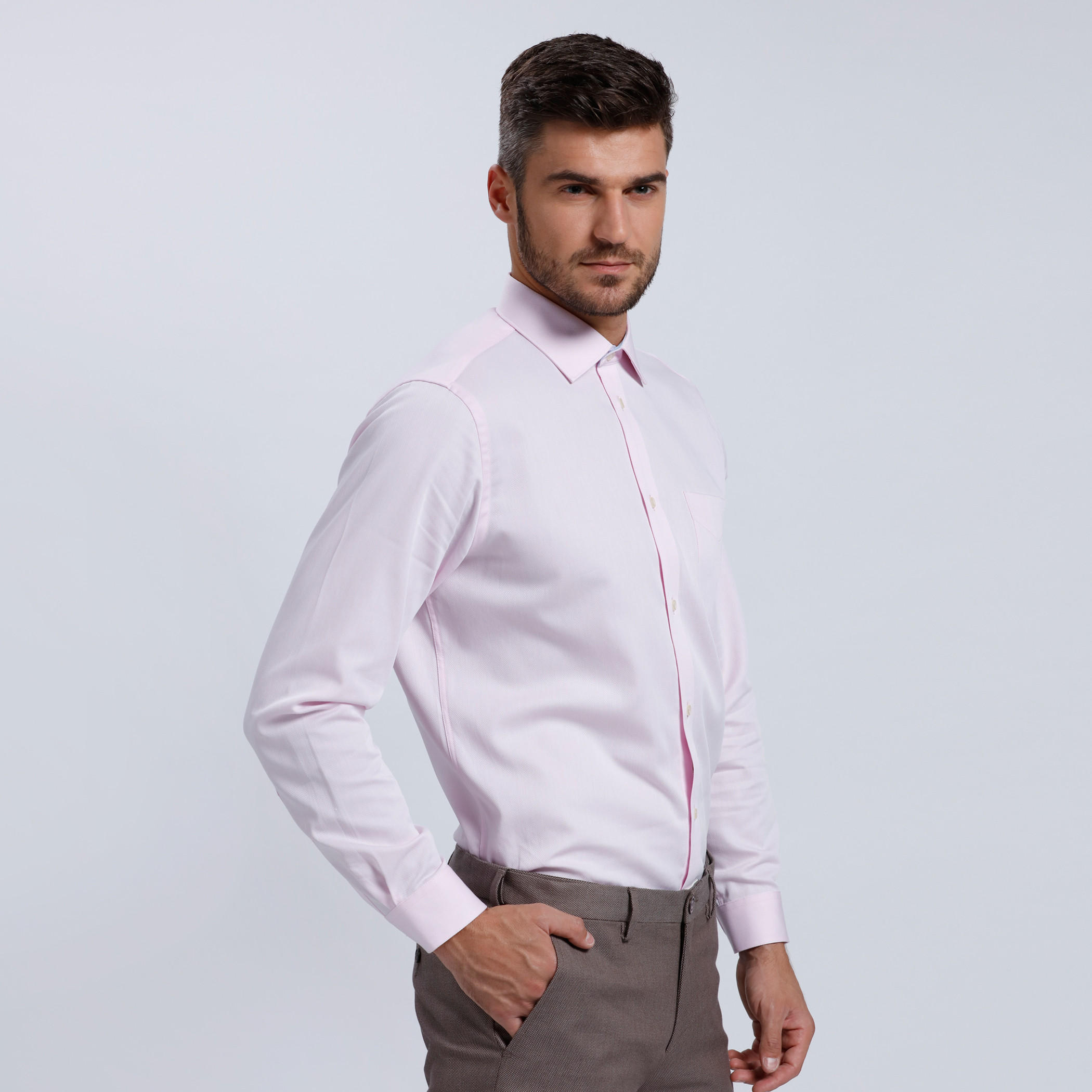 Long Sleeves Shirt with Complete Placket in Regular Fit-men-clothing-shirts-image-3