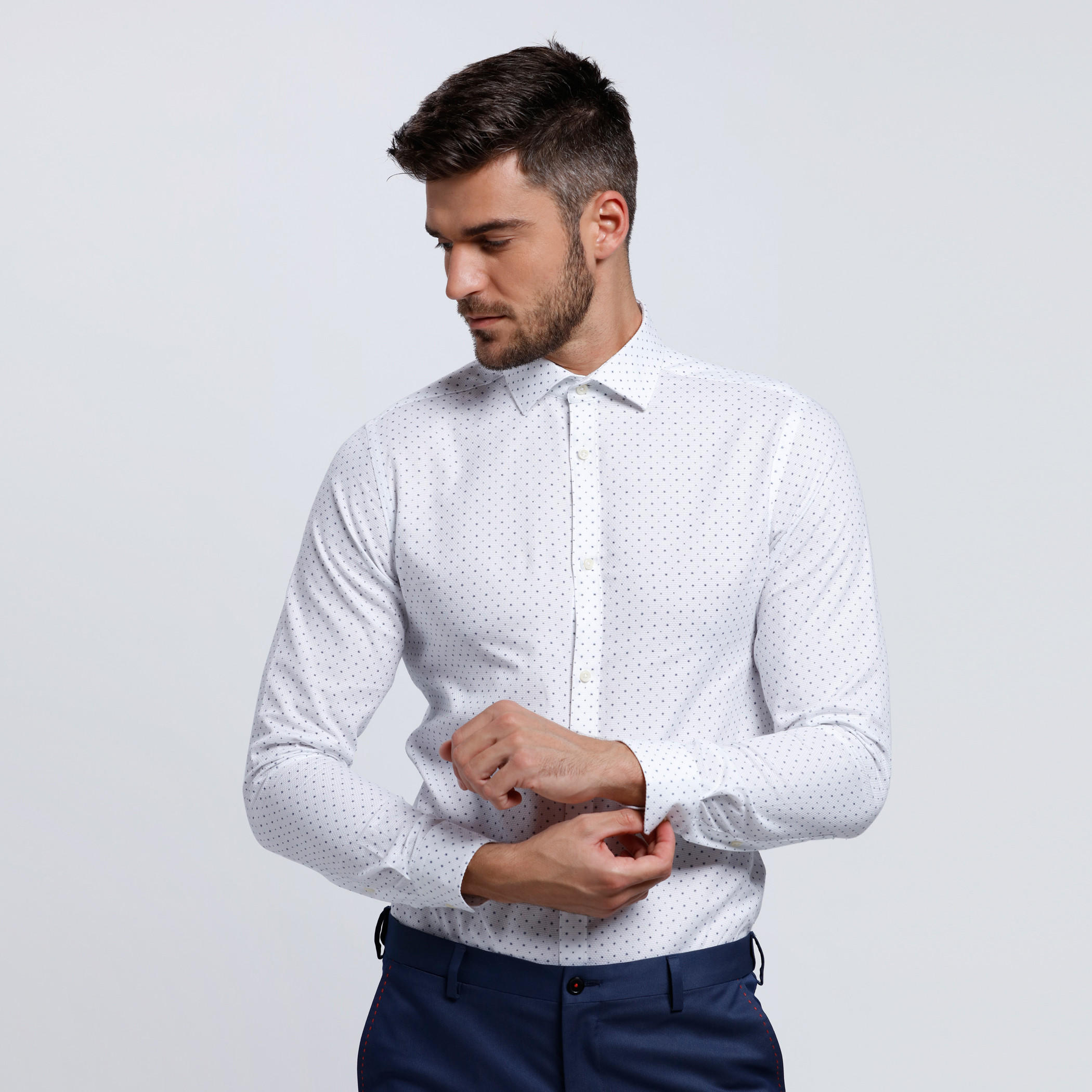Long Sleeves Shirt with Complete Placket in Slim Fit-men-clothing-shirts-image-5