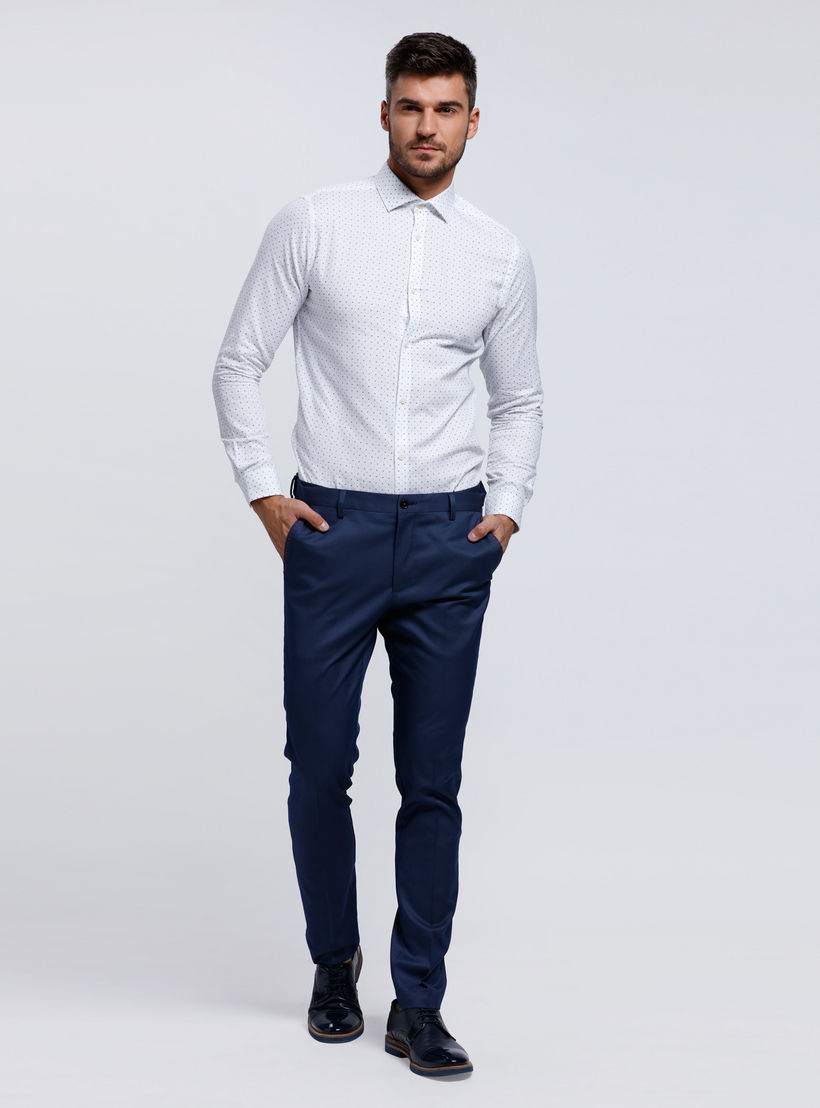 Long Sleeves Shirt with Complete Placket in Slim Fit-men-clothing-shirts-image-1