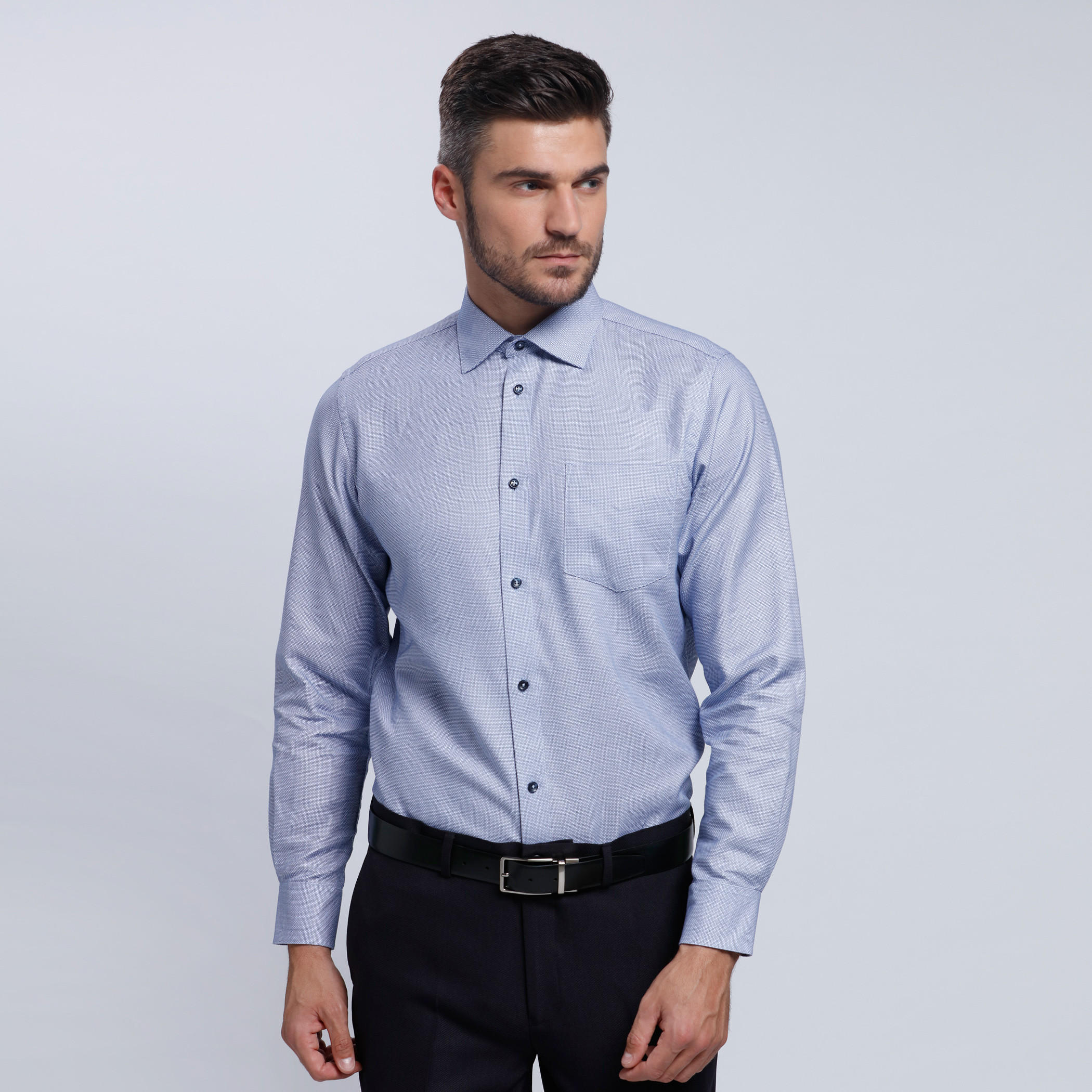 Long Sleeves Shirt with Complete Placket in Regular Fit-men-clothing-shirts-image-1