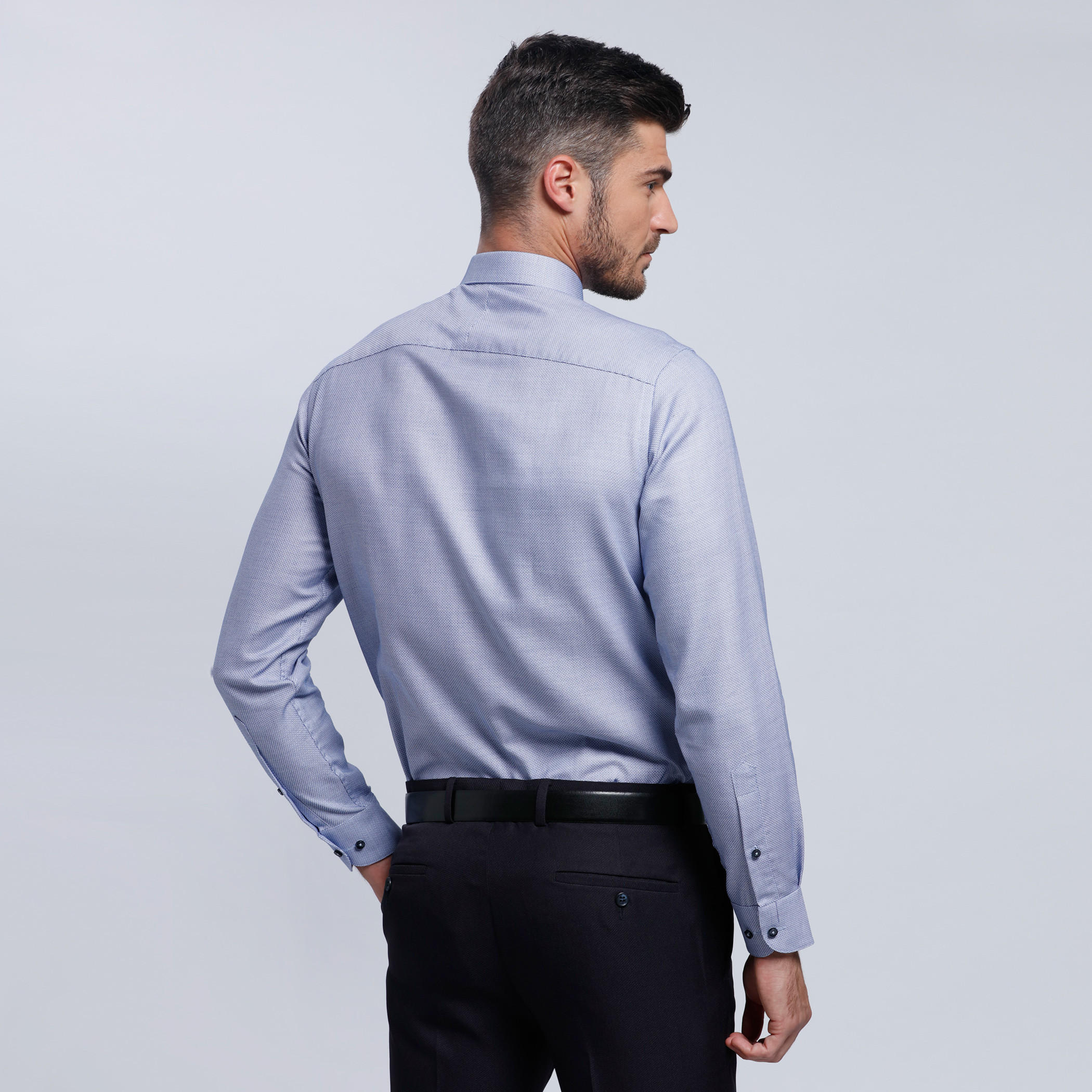 Long Sleeves Shirt with Complete Placket in Regular Fit-men-clothing-shirts-image-2