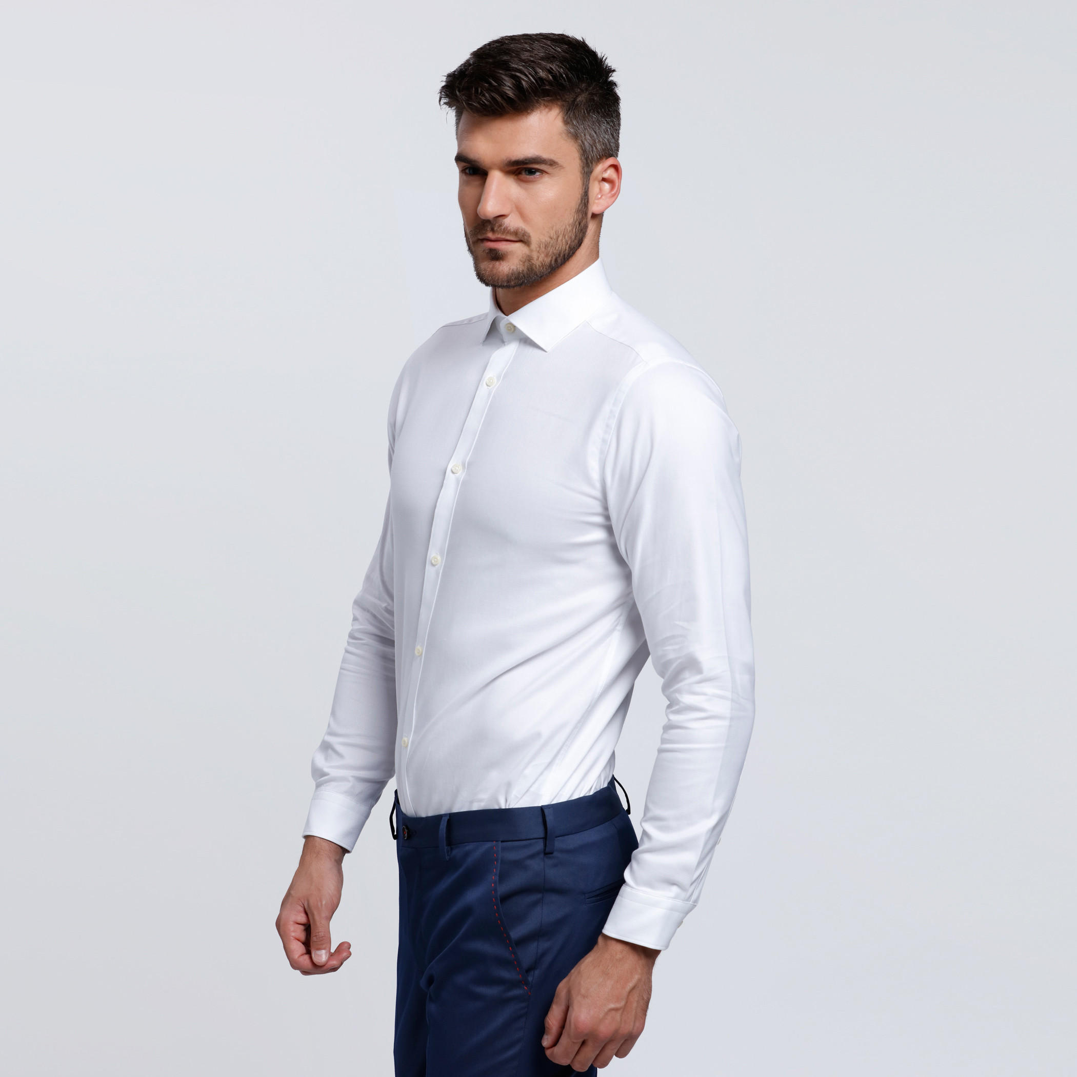 Long Sleeves Shirt with Complete Placket in Slim Fit-men-clothing-shirts-image-3