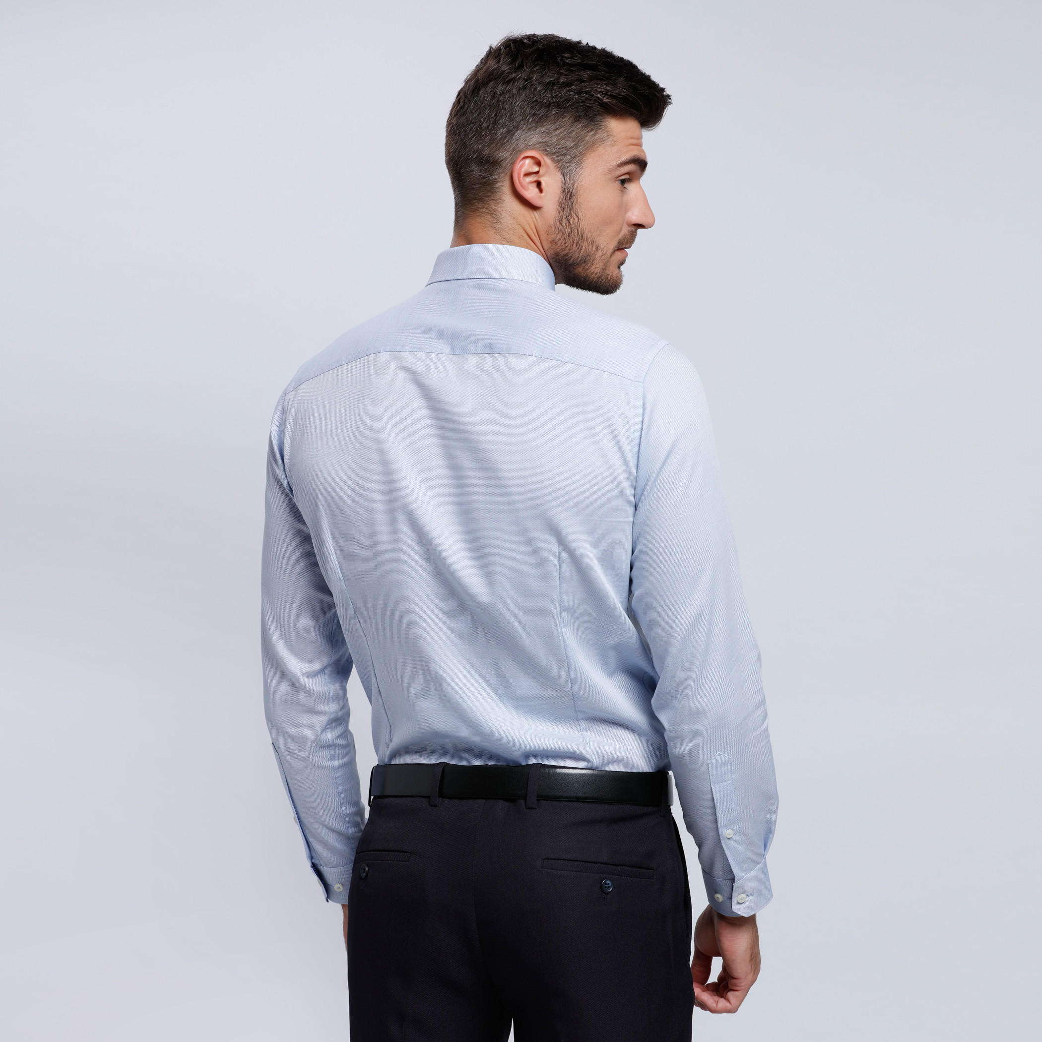 Long Sleeves Shirt with Complete Placket in Slim Fit-men-clothing-shirts-image-2