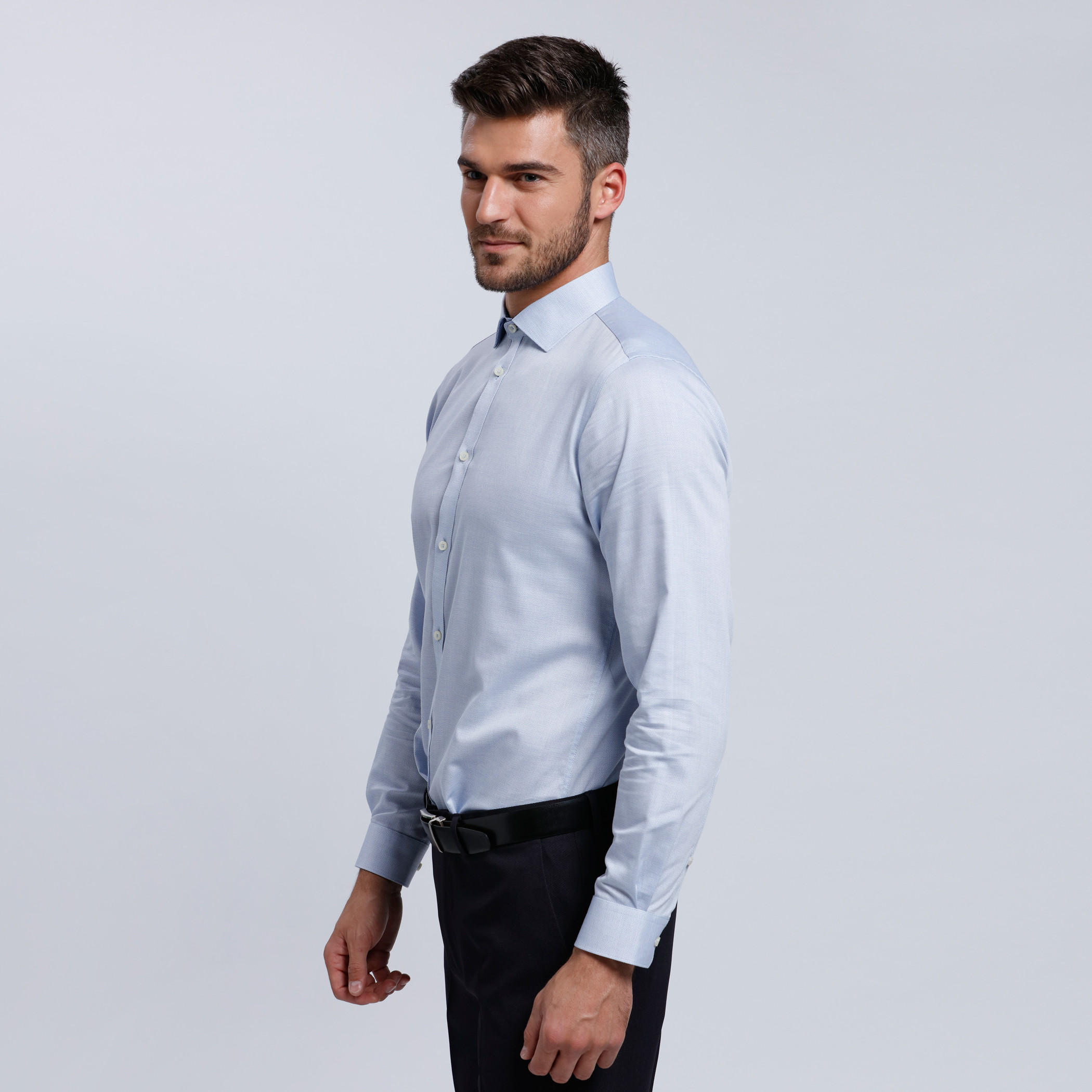 Long Sleeves Shirt with Complete Placket in Slim Fit-men-clothing-shirts-image-3