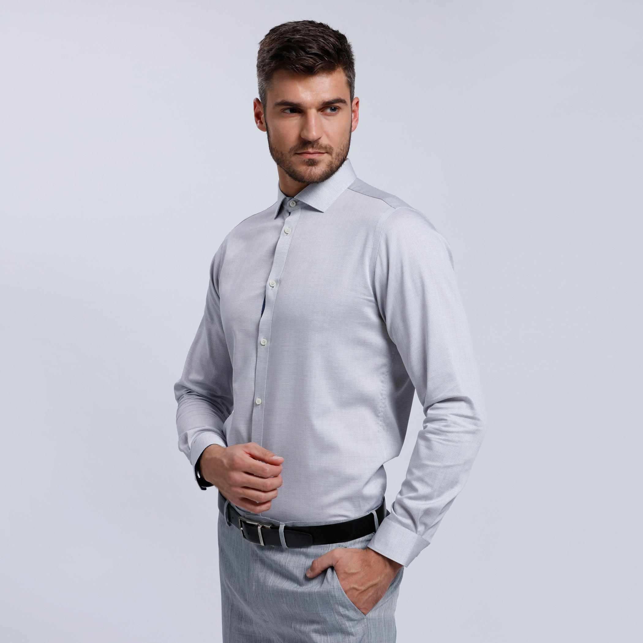 Long Sleeves Shirt with Complete Placket in Slim Fit-men-clothing-shirts-image-6