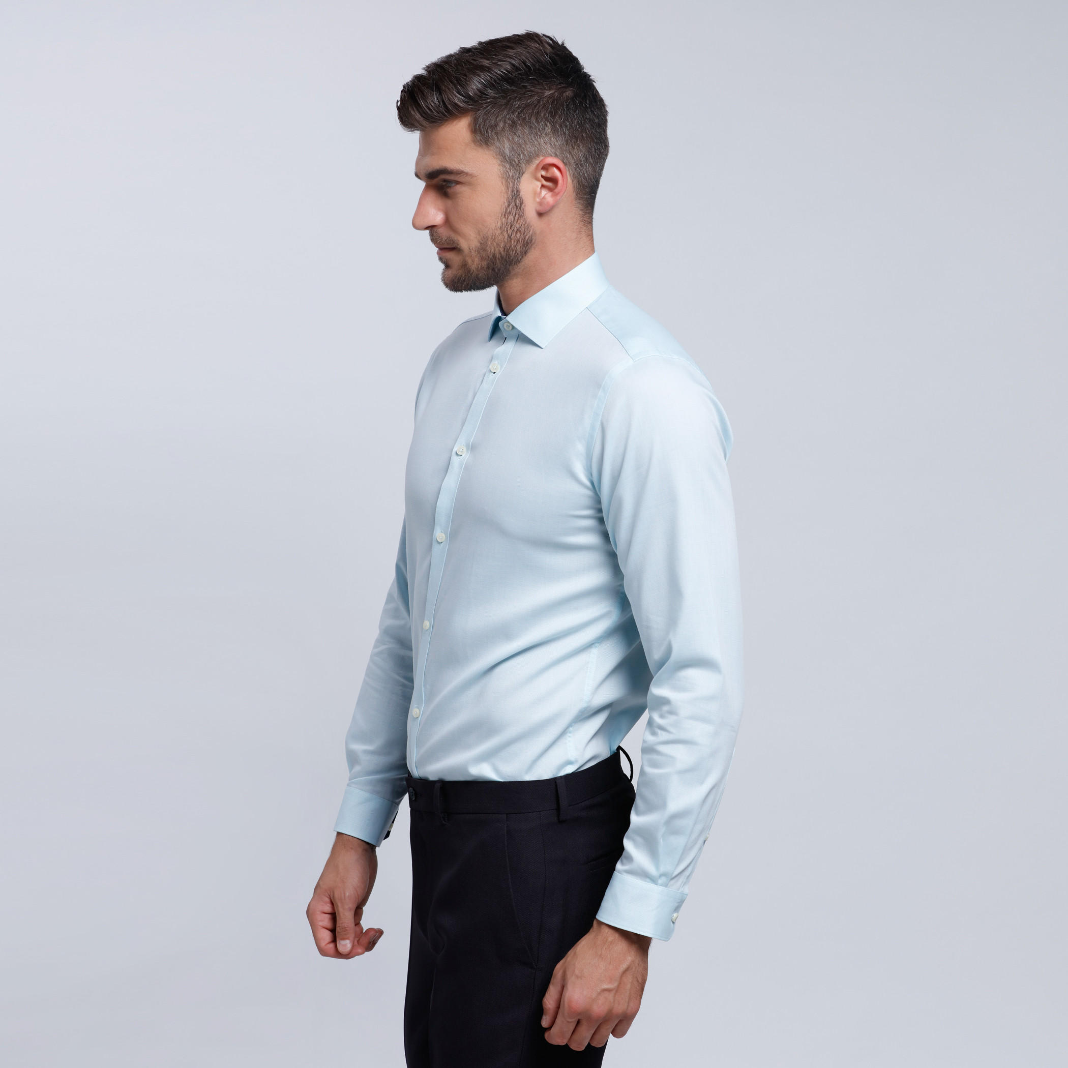 Long Sleeves Shirt with Complete Placket in Slim Fit-men-clothing-shirts-image-13