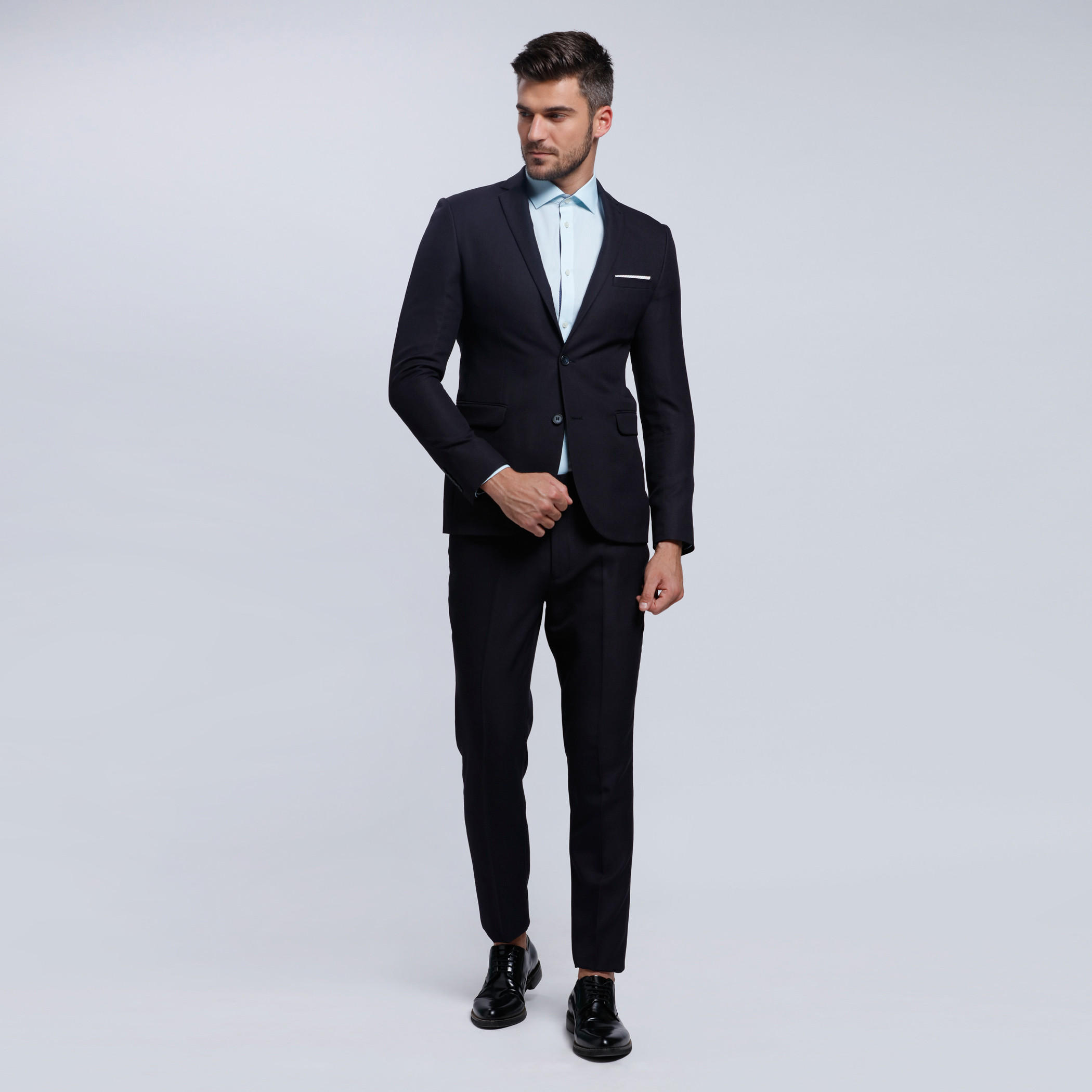 Long Sleeves Shirt with Complete Placket in Slim Fit-men-clothing-shirts-image-15