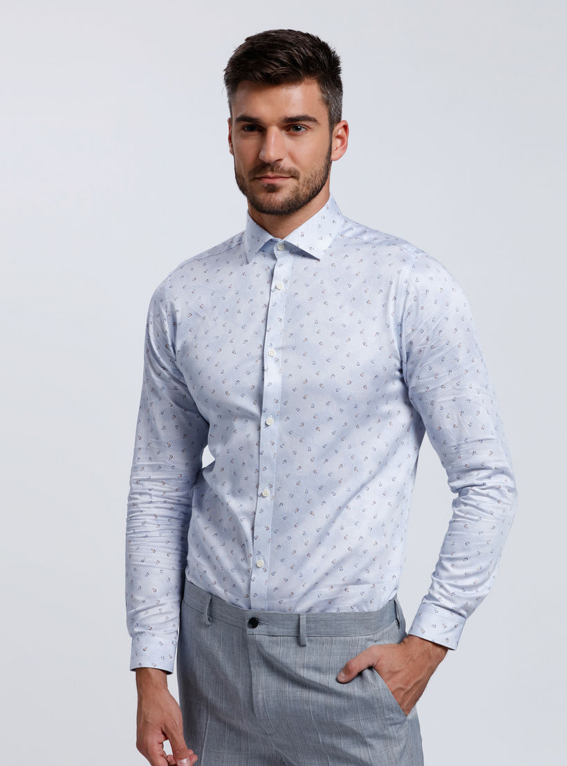 Long Sleeves Shirt with Complete Placket in Slim Fit-men-clothing-shirts-image-5