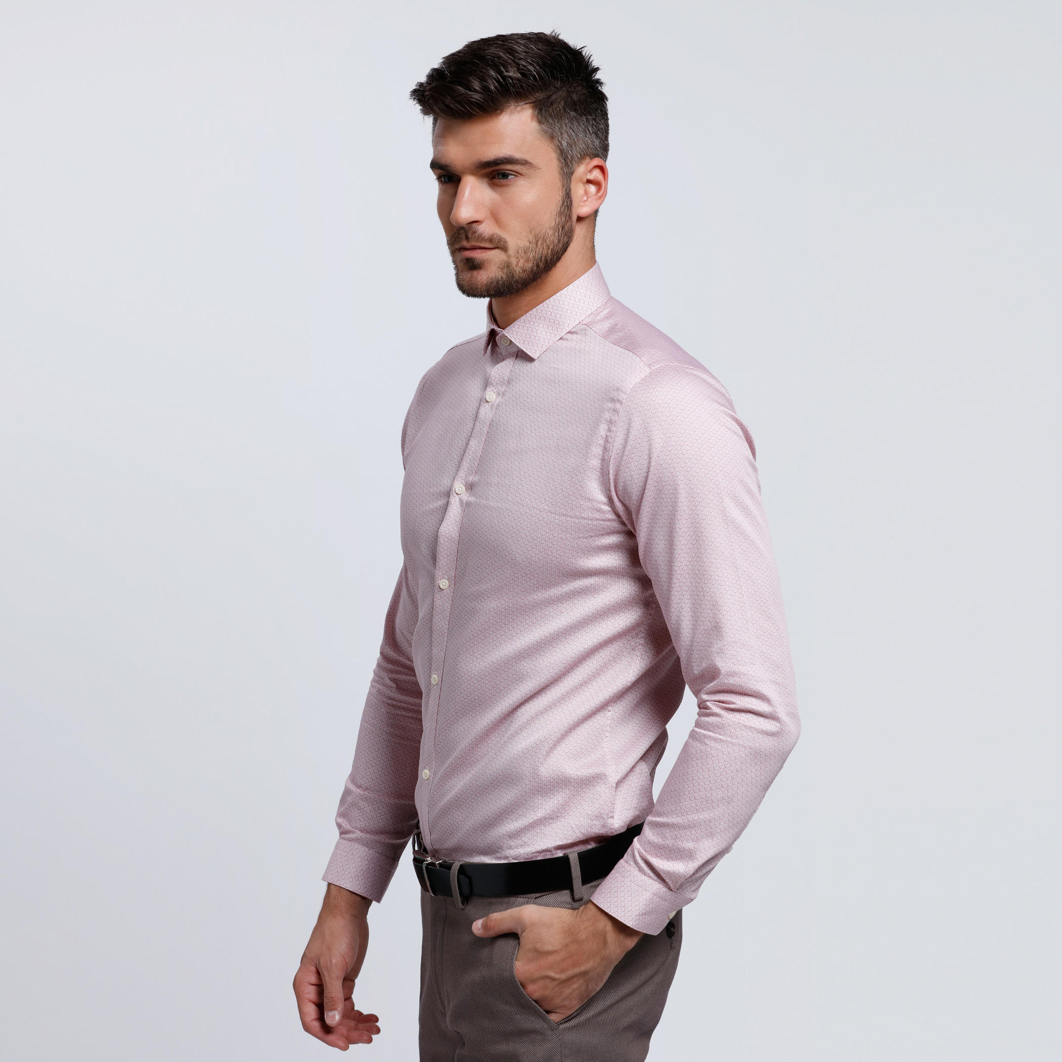 Long Sleeves Shirt with Complete Placket in Slim Fit-men-clothing-shirts-image-3