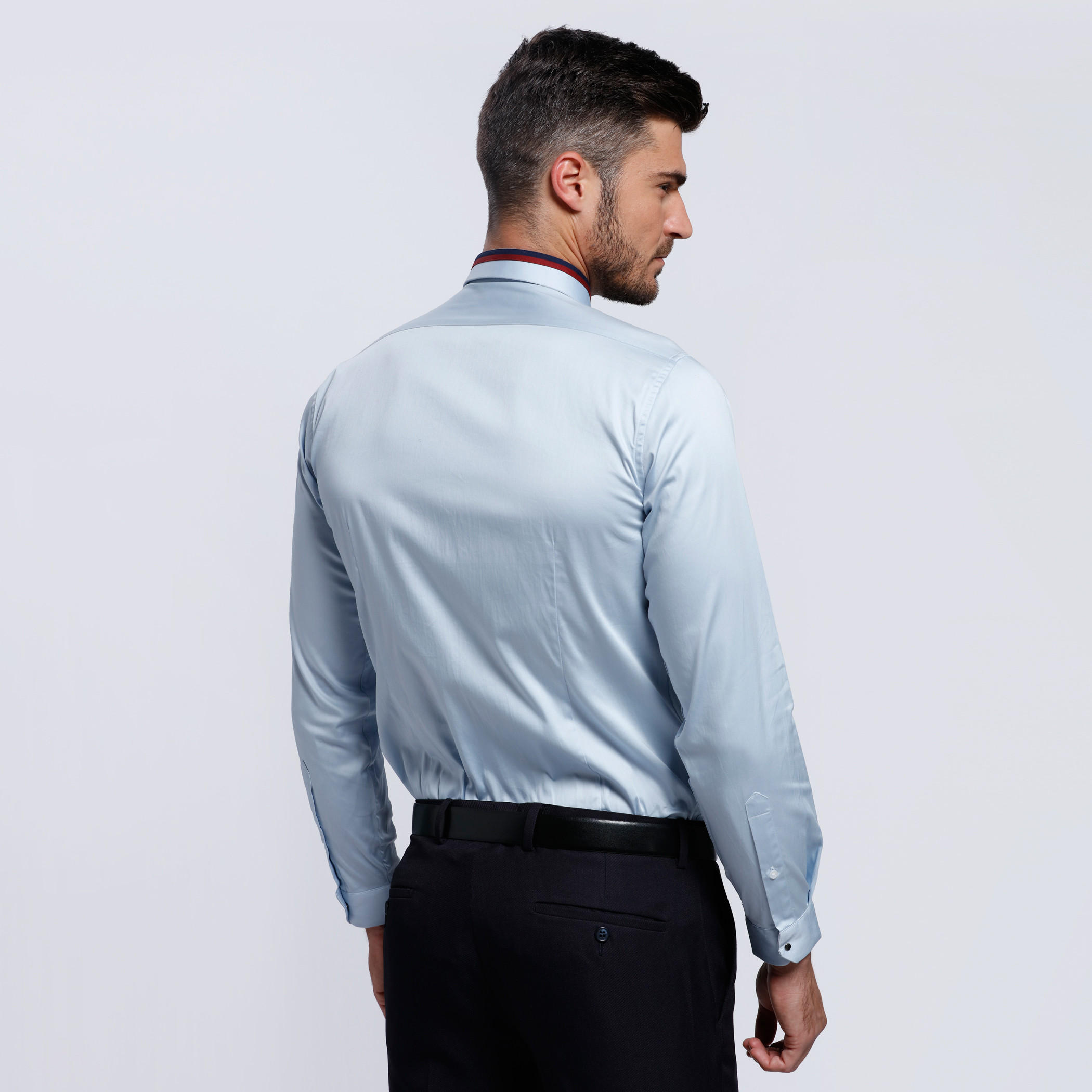 Long Sleeves Shirt with Complete Placket in Slim Fit-men-clothing-shirts-image-2