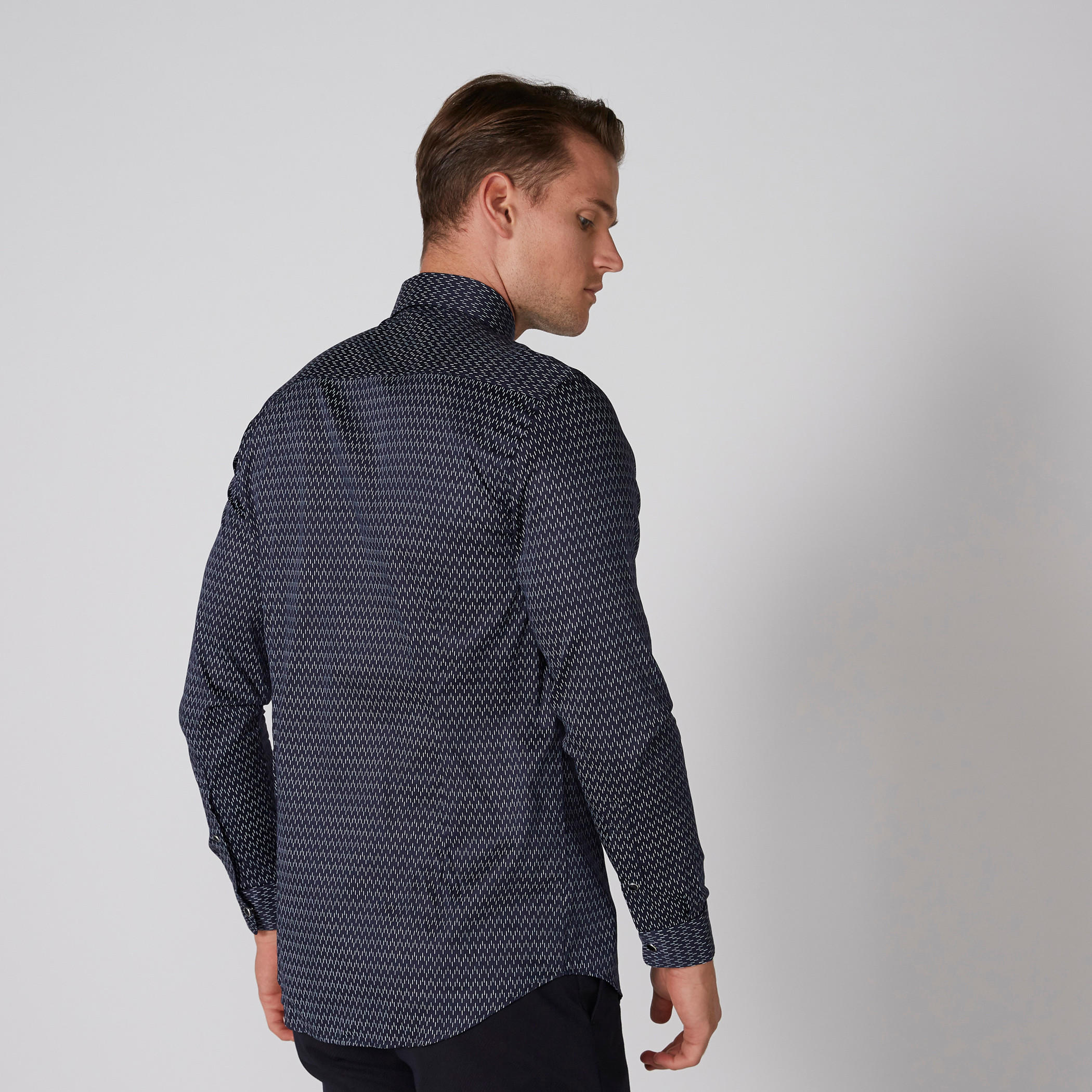 Printed Shirt with Long Sleeves and Complete Placket-men-clothing-shirts-image-2