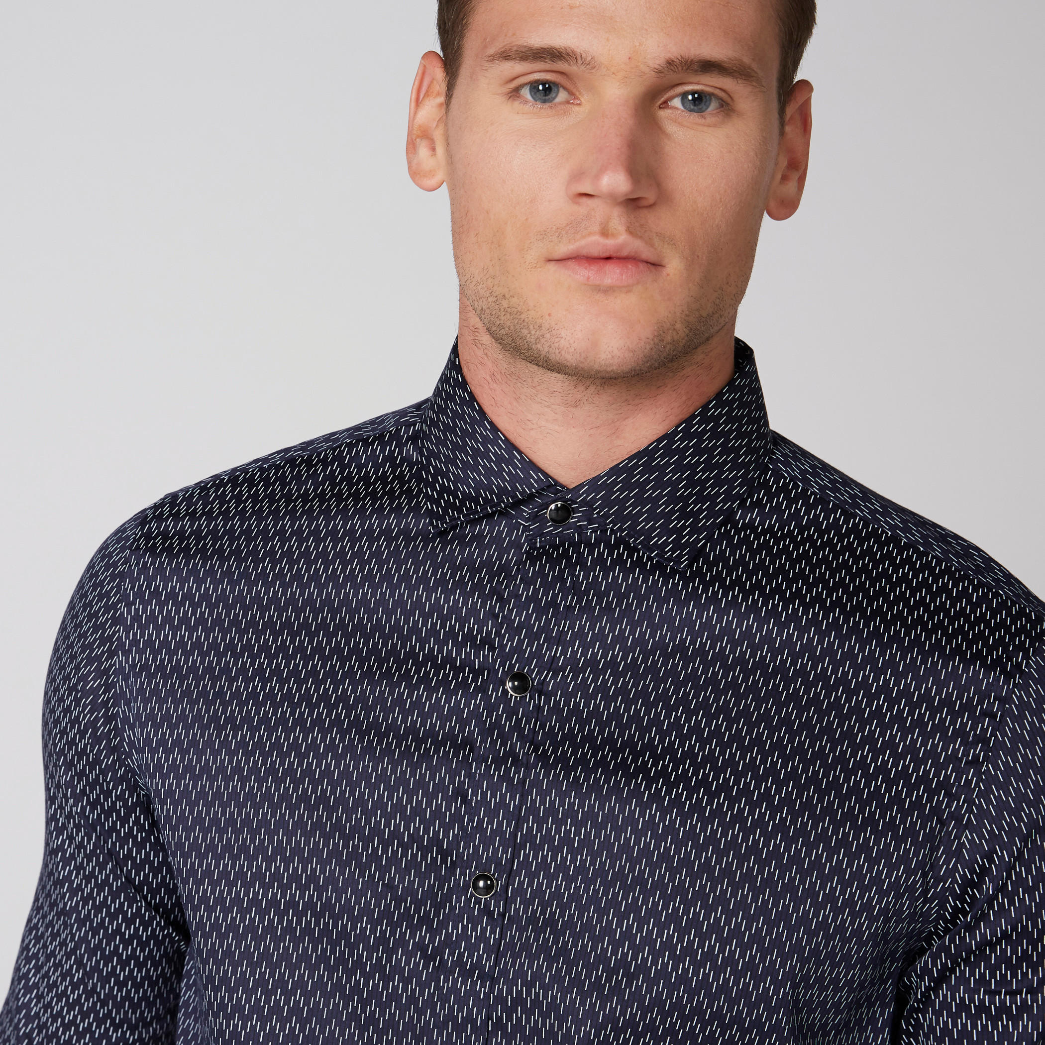 Printed Shirt with Long Sleeves and Complete Placket-men-clothing-shirts-image-4