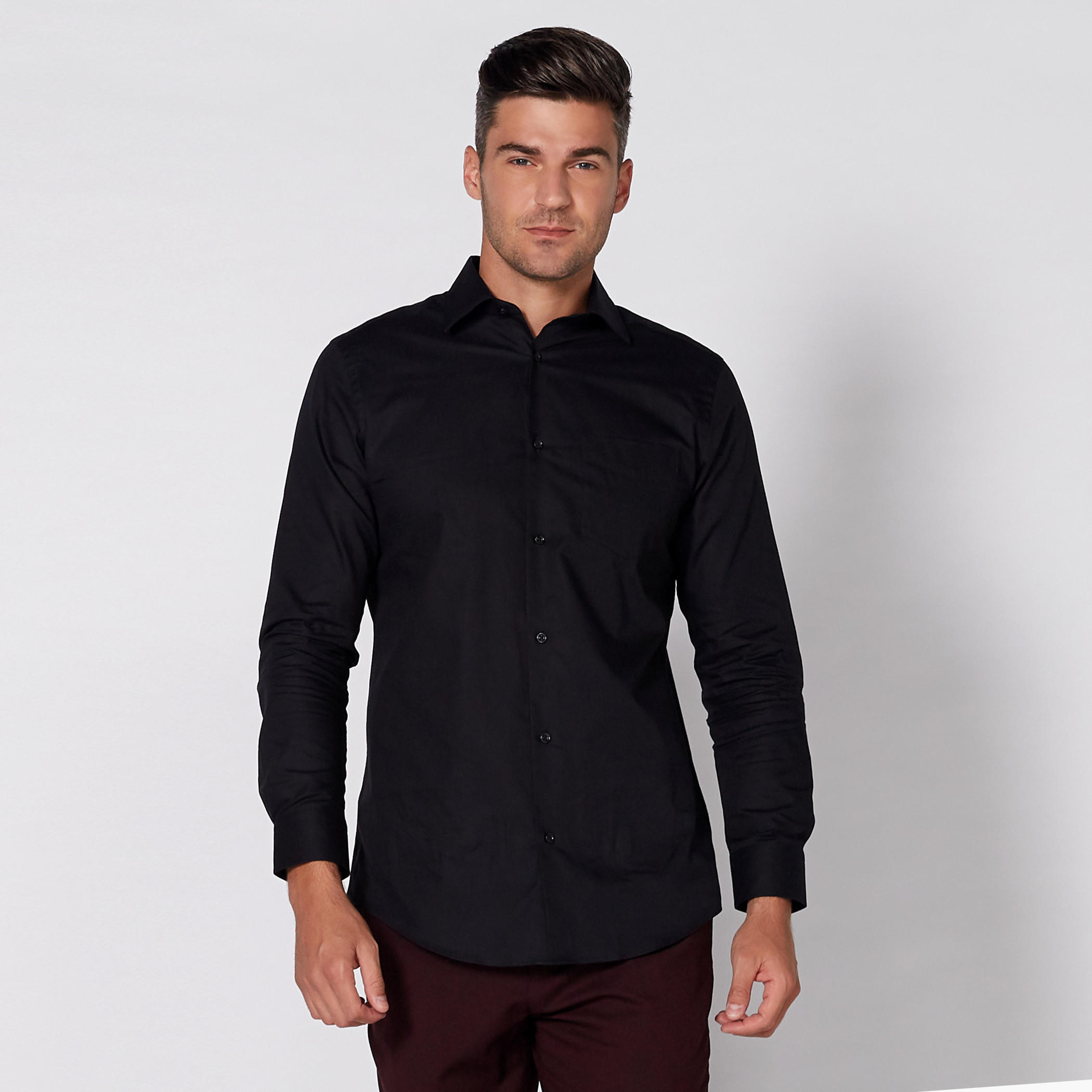 Long Sleeves Shirt with Complete Placket-men-clothing-shirts-image-2
