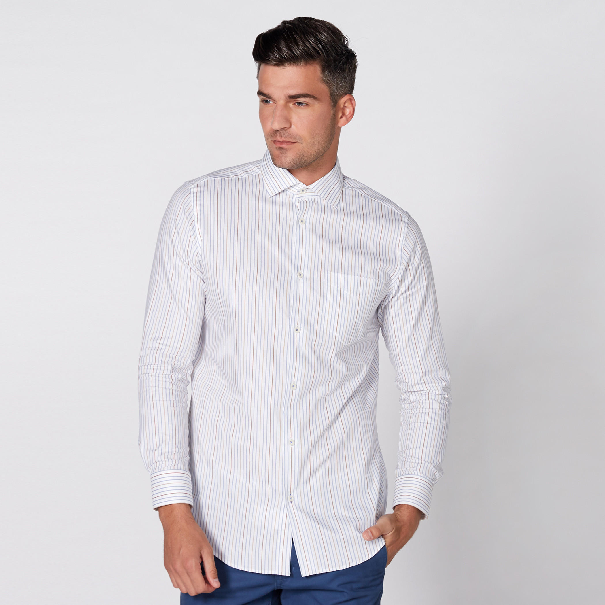 قميص مقلّم بأكمام طويلة وأزرار-men-clothing-shirts-image-4