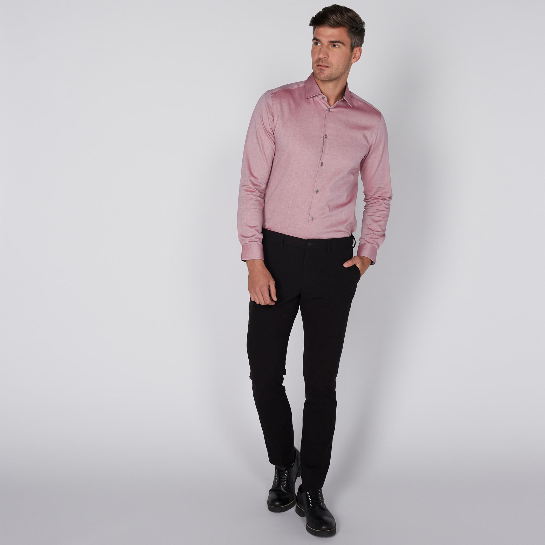 Long Sleeves Formal Shirt with Spread Collar-men-clothing-shirts-image-1