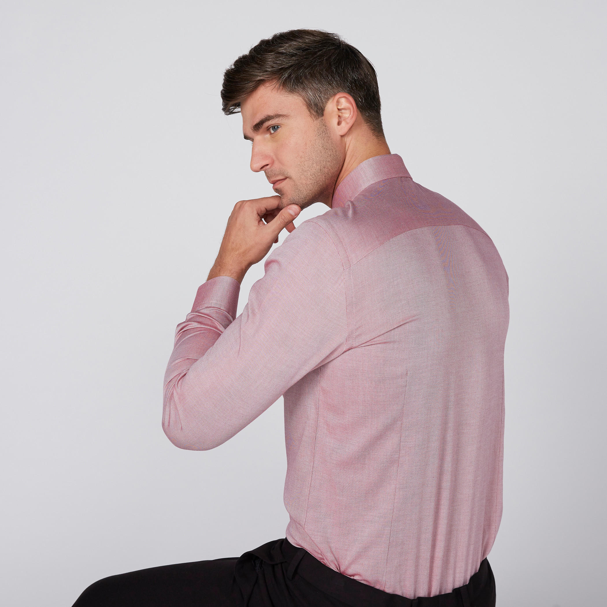 Long Sleeves Formal Shirt with Spread Collar-men-clothing-shirts-image-4