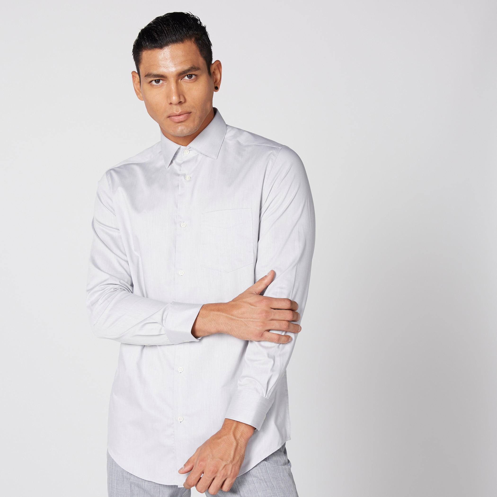 قميص بأكمام طويلة وأزرار وجيب-men-clothing-shirts-image-1