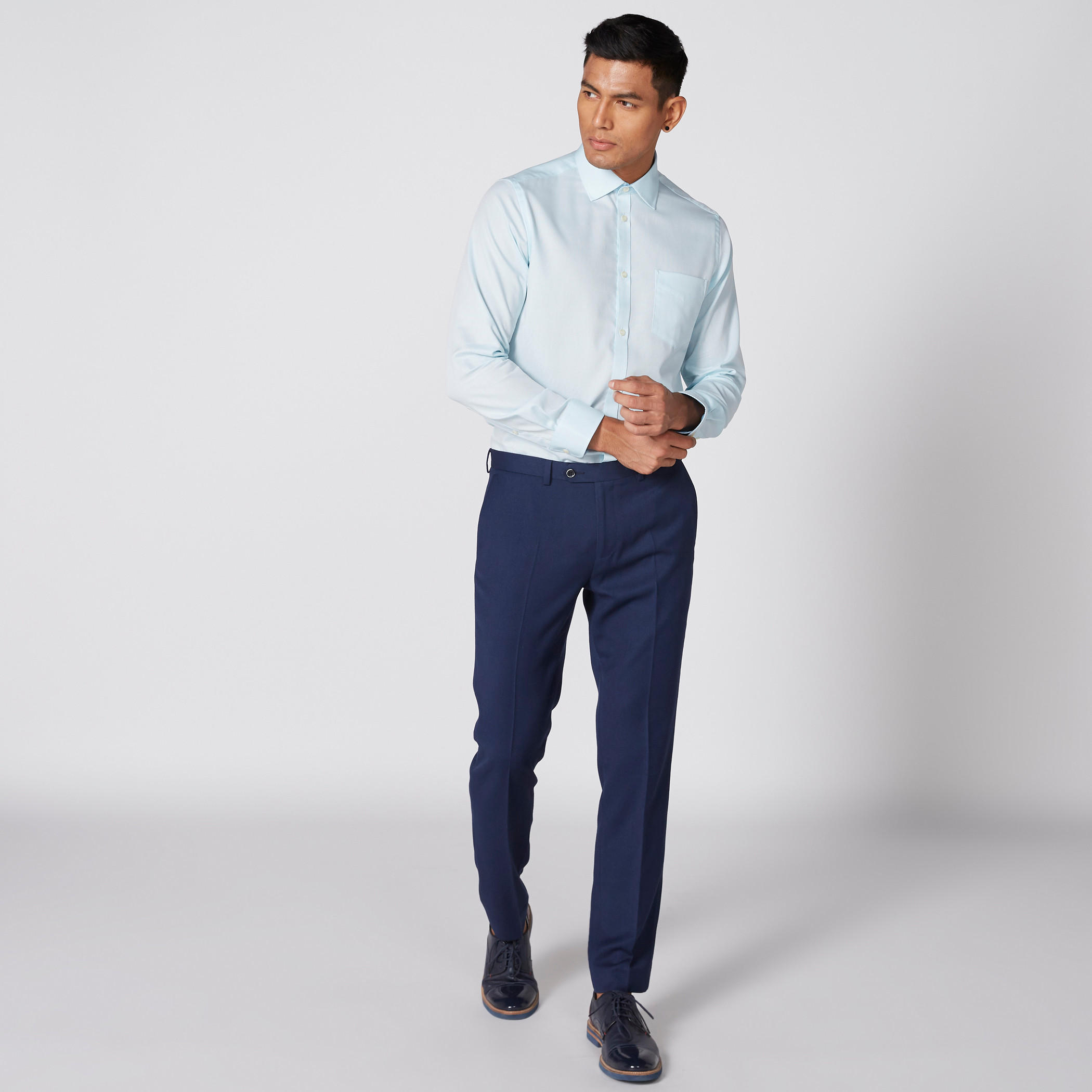 قميص بأكمام طويلة وتفاصيل جيوب-men-clothing-shirts-image-1