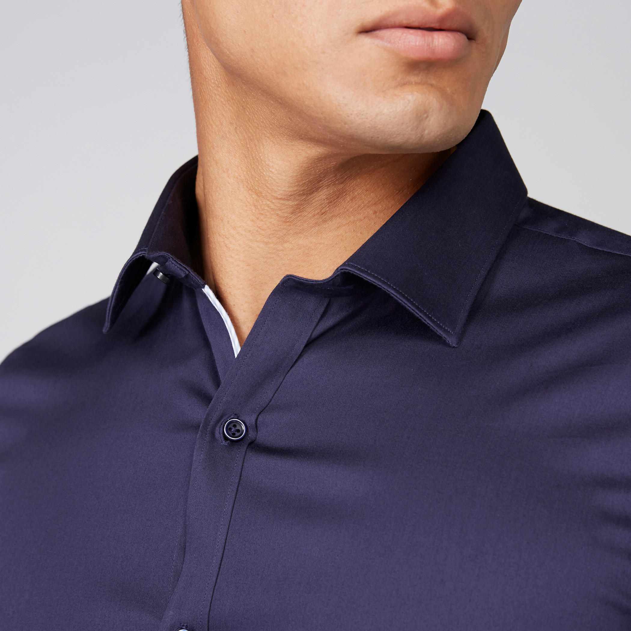 Full Length Shirt with Spread Collar and Complete Placket-men-clothing-shirts-image-2