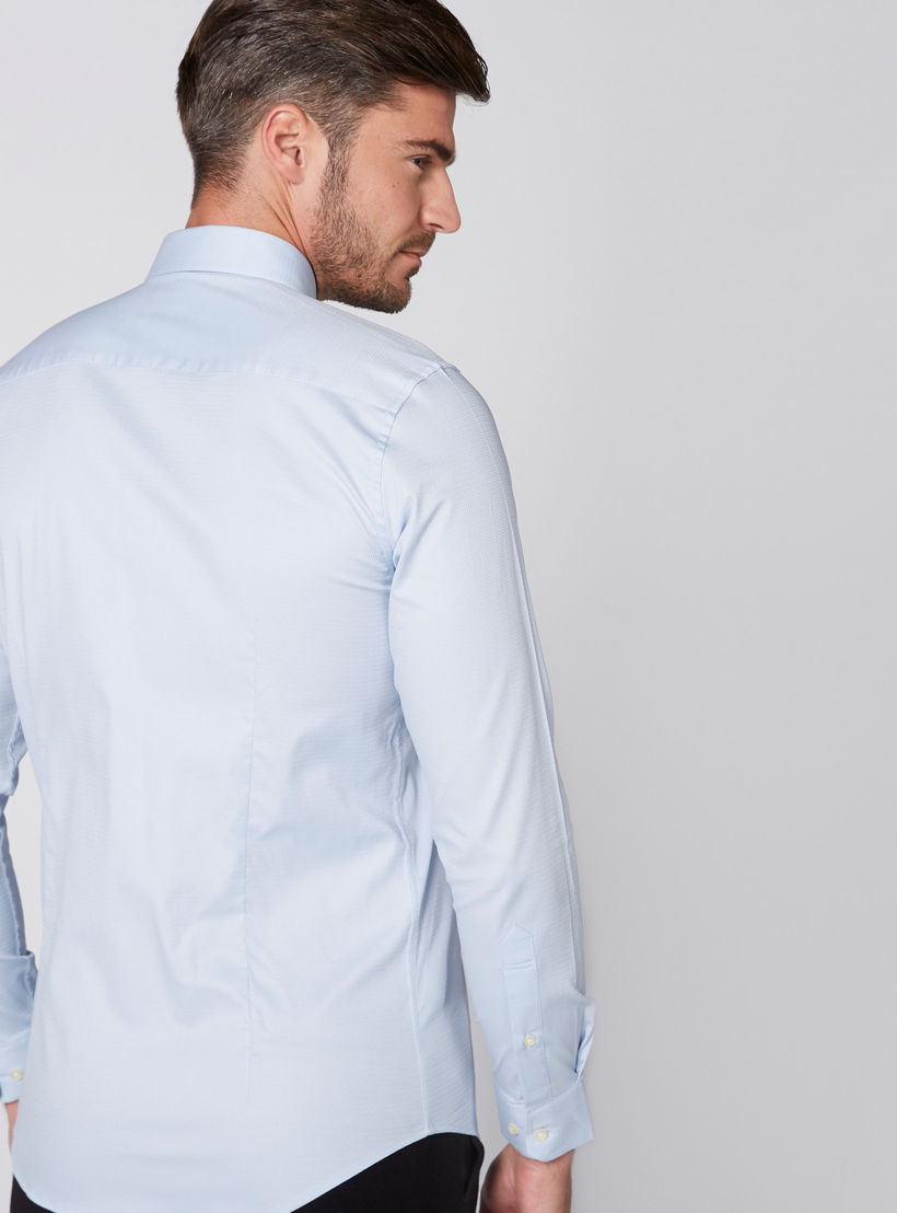 قميص بأكمام طويلة ووصلة أزرار كاملة-men-clothing-shirts-image-2