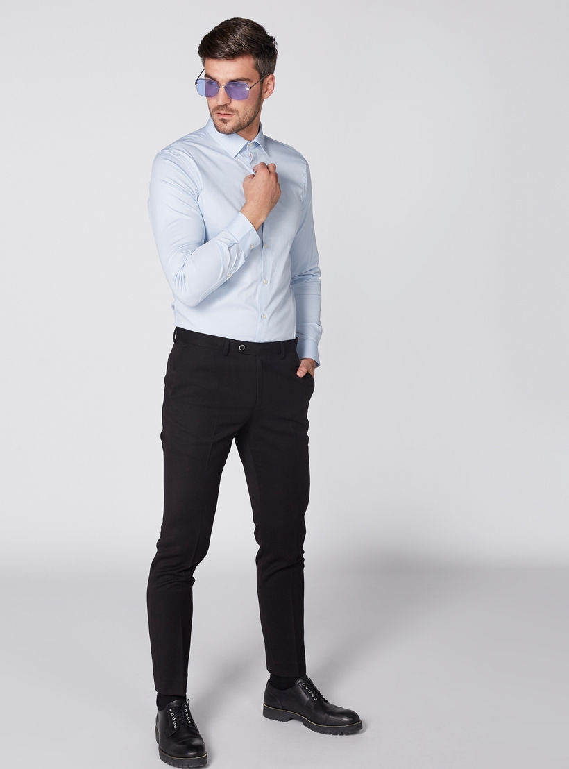 قميص بأكمام طويلة ووصلة أزرار كاملة-men-clothing-shirts-image-1