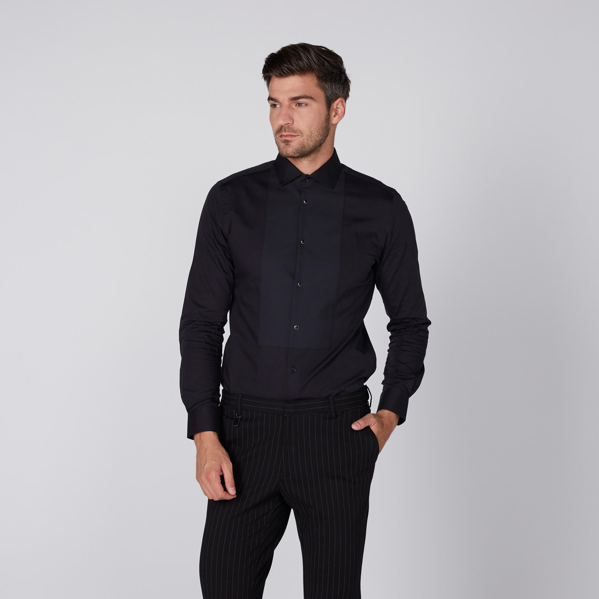 قميص بأكمام طويلة ووصلة أزرار كاملة-men-clothing-shirts-image-1