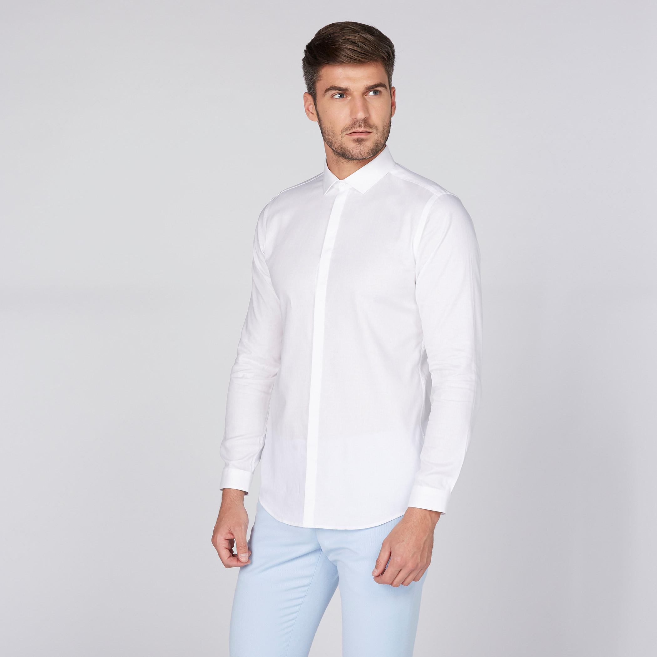 Long Sleeves Shirt with Complete Placket-men-clothing-shirts-image-1