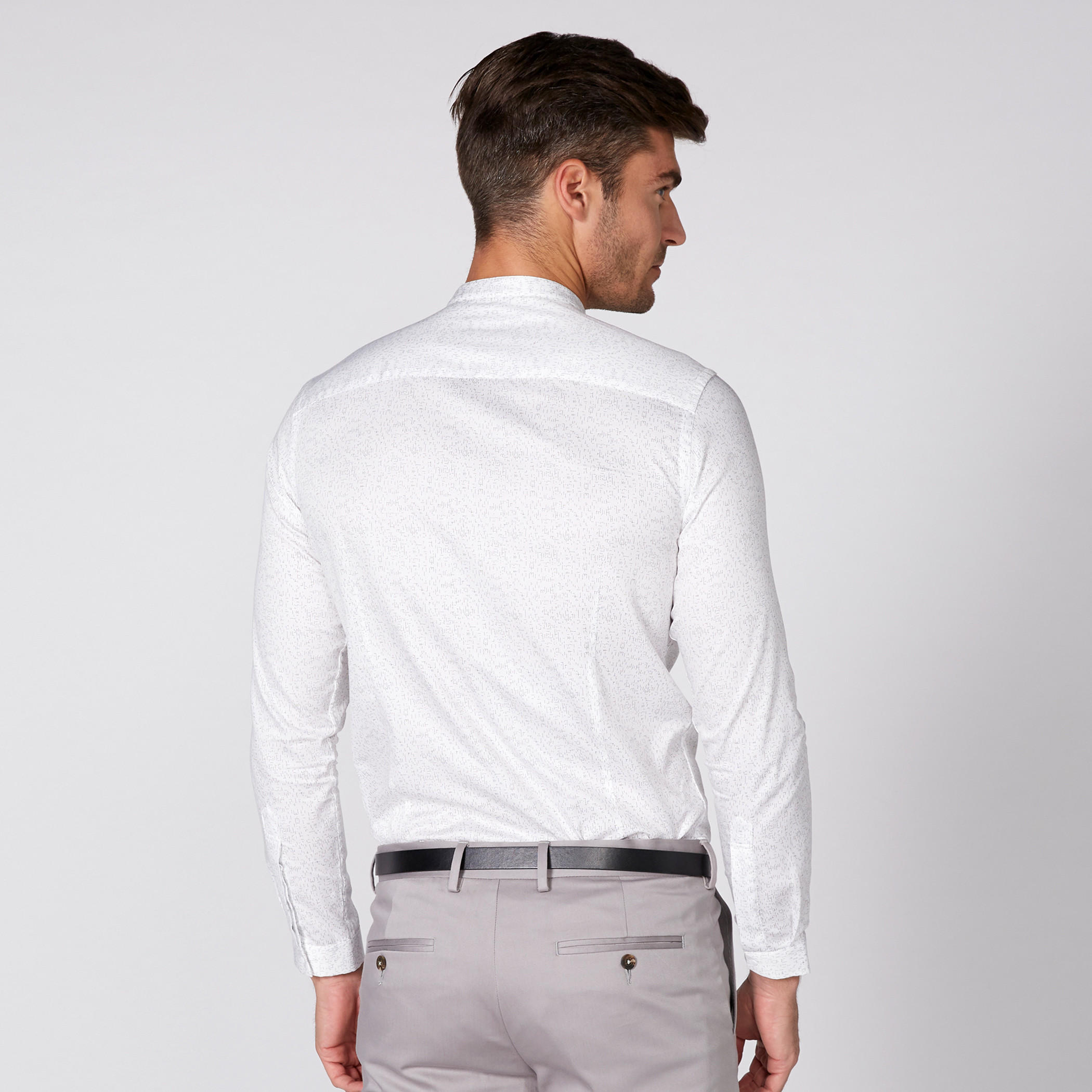 قميص بياقة ماندارين وأكمام طويلة وطبعات-men-clothing-shirts-image-1