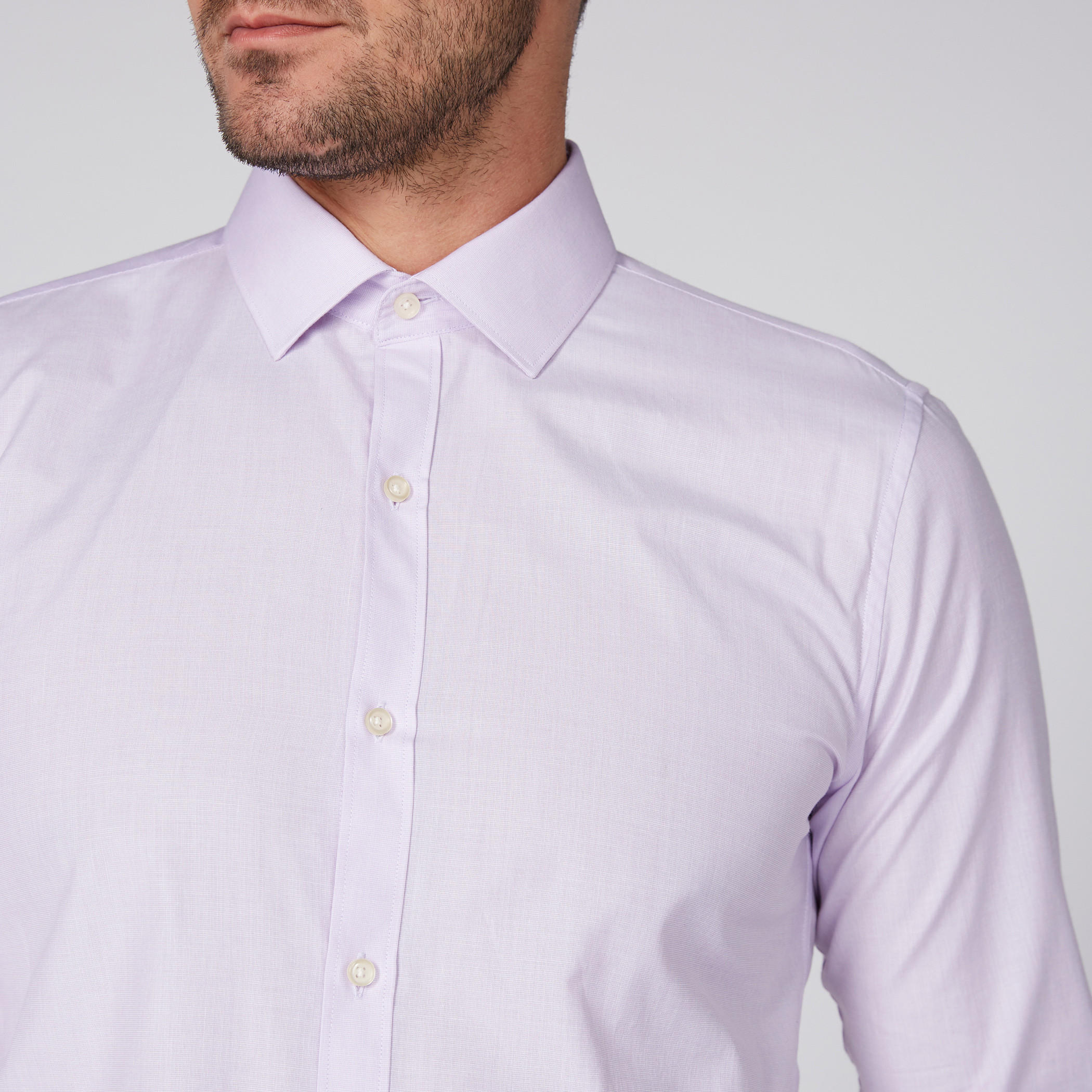 Shirt with Long Sleeves and Complete Placket-men-clothing-shirts-image-2
