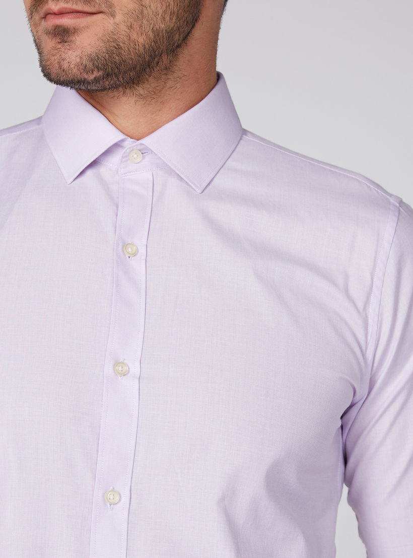 Shirt with Long Sleeves and Complete Placket-men-clothing-shirts-image-2