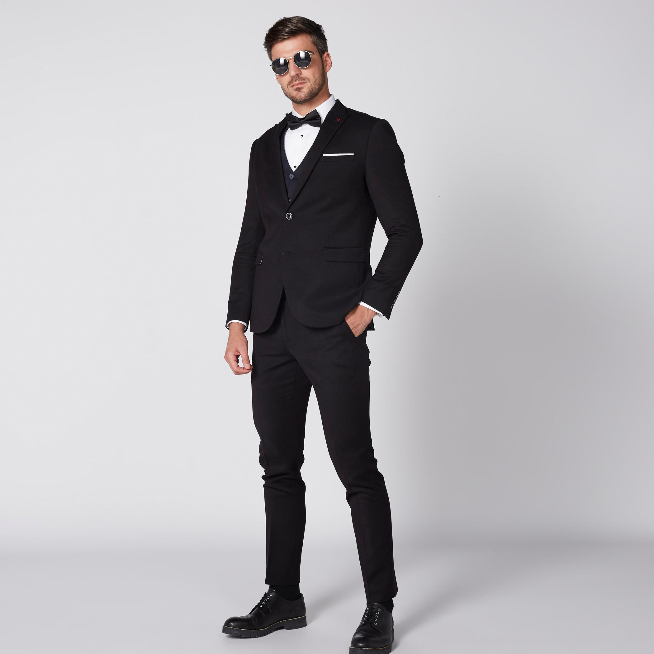 فيست بارز الملمس بزر إغلاق وجيوب-men-clothing-jacketsandblazers-coats-image-2