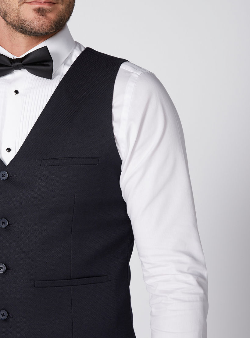 فيست بارز الملمس بزر إغلاق وجيوب-men-clothing-jacketsandblazers-coats-image-3