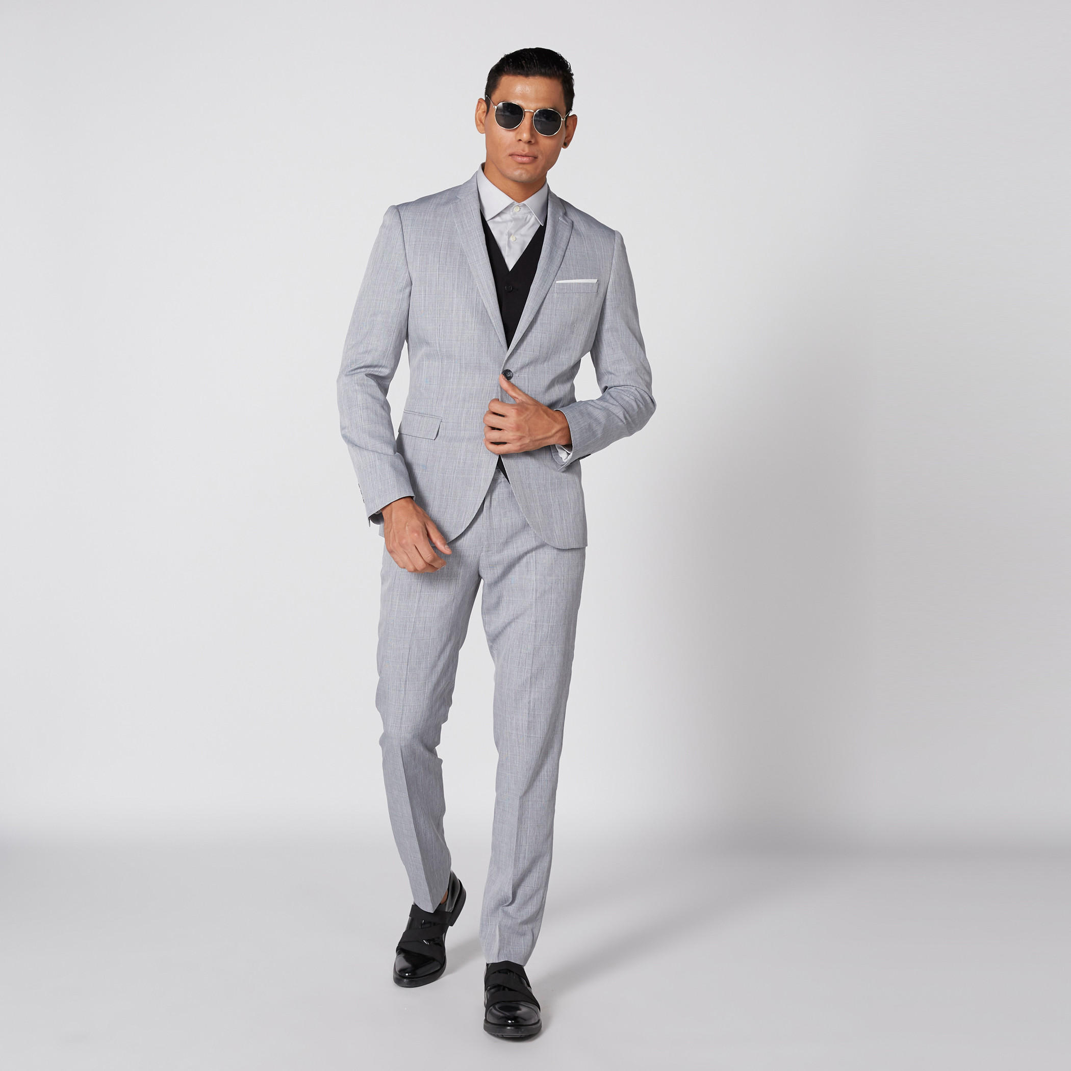 جاكيت بليزر بأكمام وياقة طويلة وأزرار للإغلاق-men-winterwear-jacketsandblazers-image-5