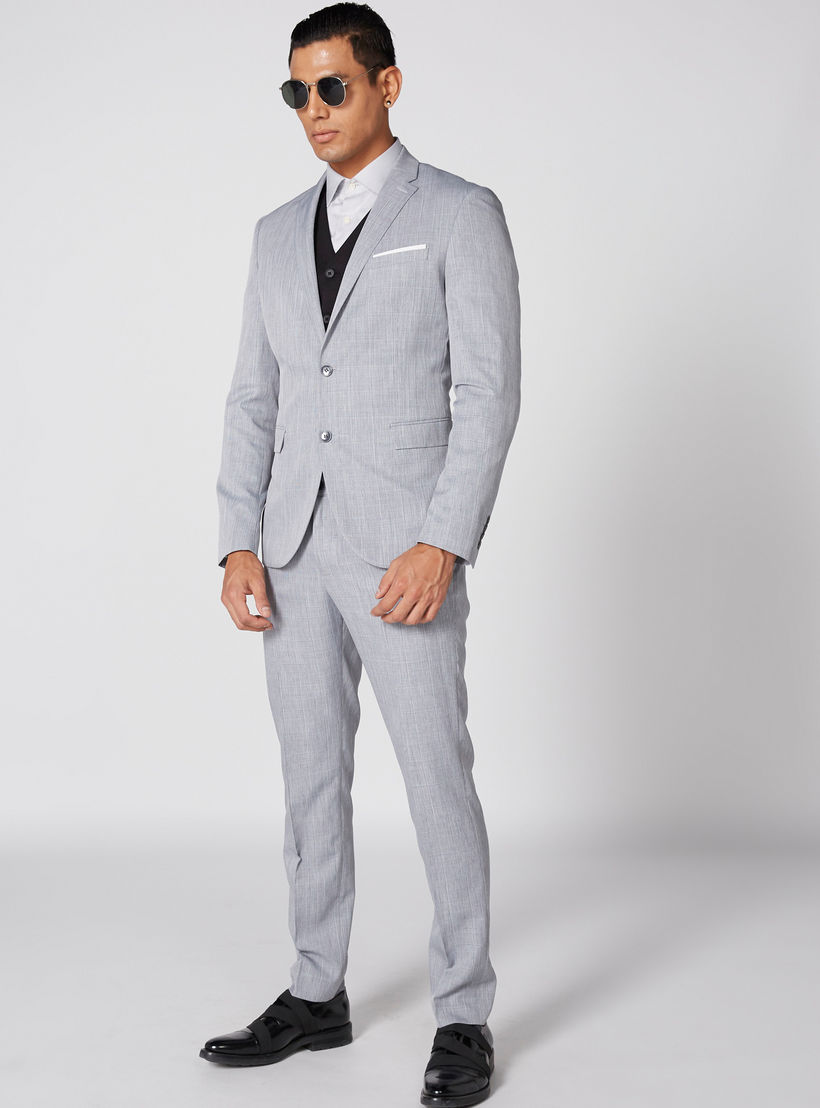 بنطال طويل كاروهات بزر إغلاق وجيوب-men-clothing-bottoms-trousersandchinos-trousers-image-1