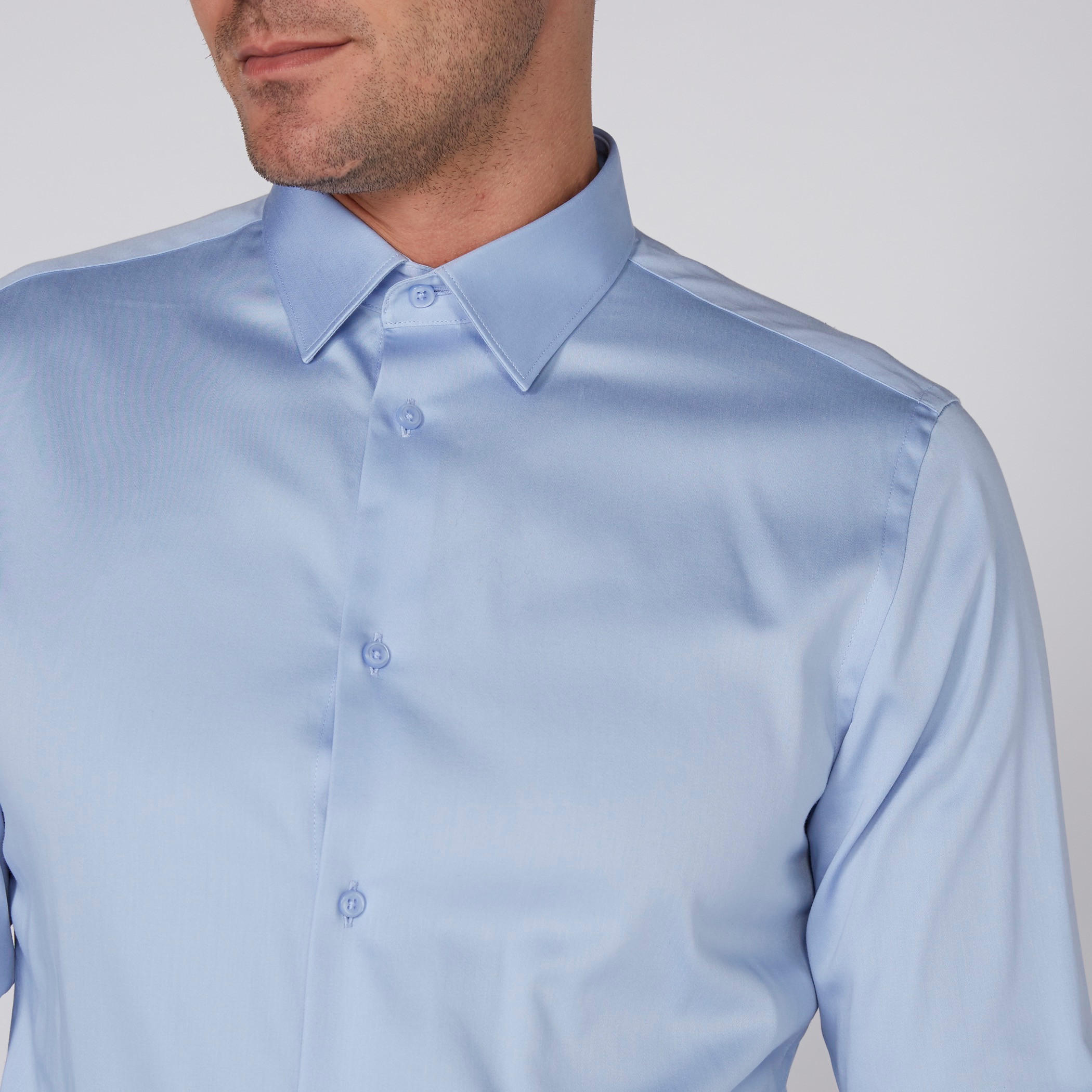 قميص رسمي بأكمام طويلة وياقة واسعة-men-clothing-shirts-image-2