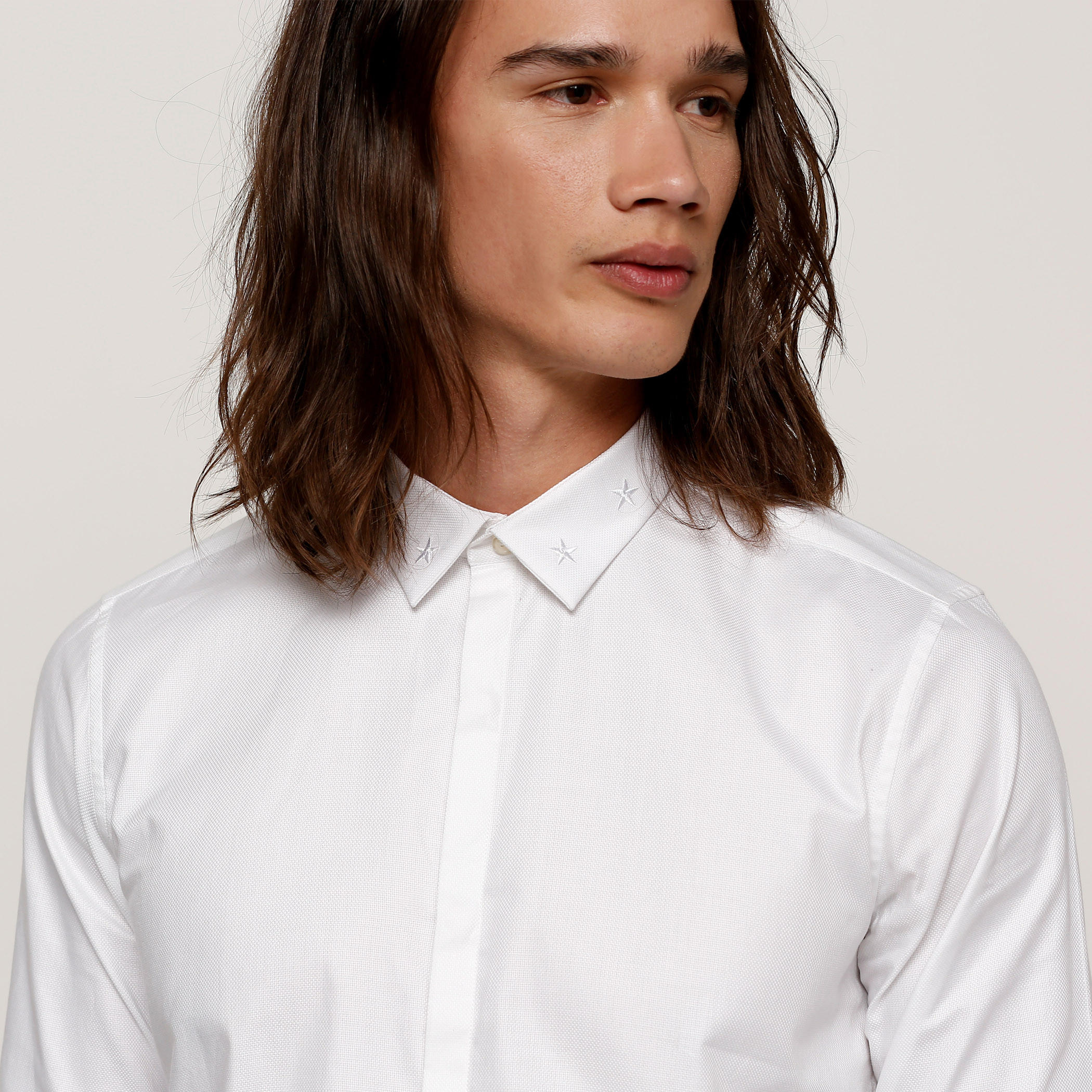 Embroidered Shirt with Long Sleeves and Complete Placket-men-clothing-shirts-image-4