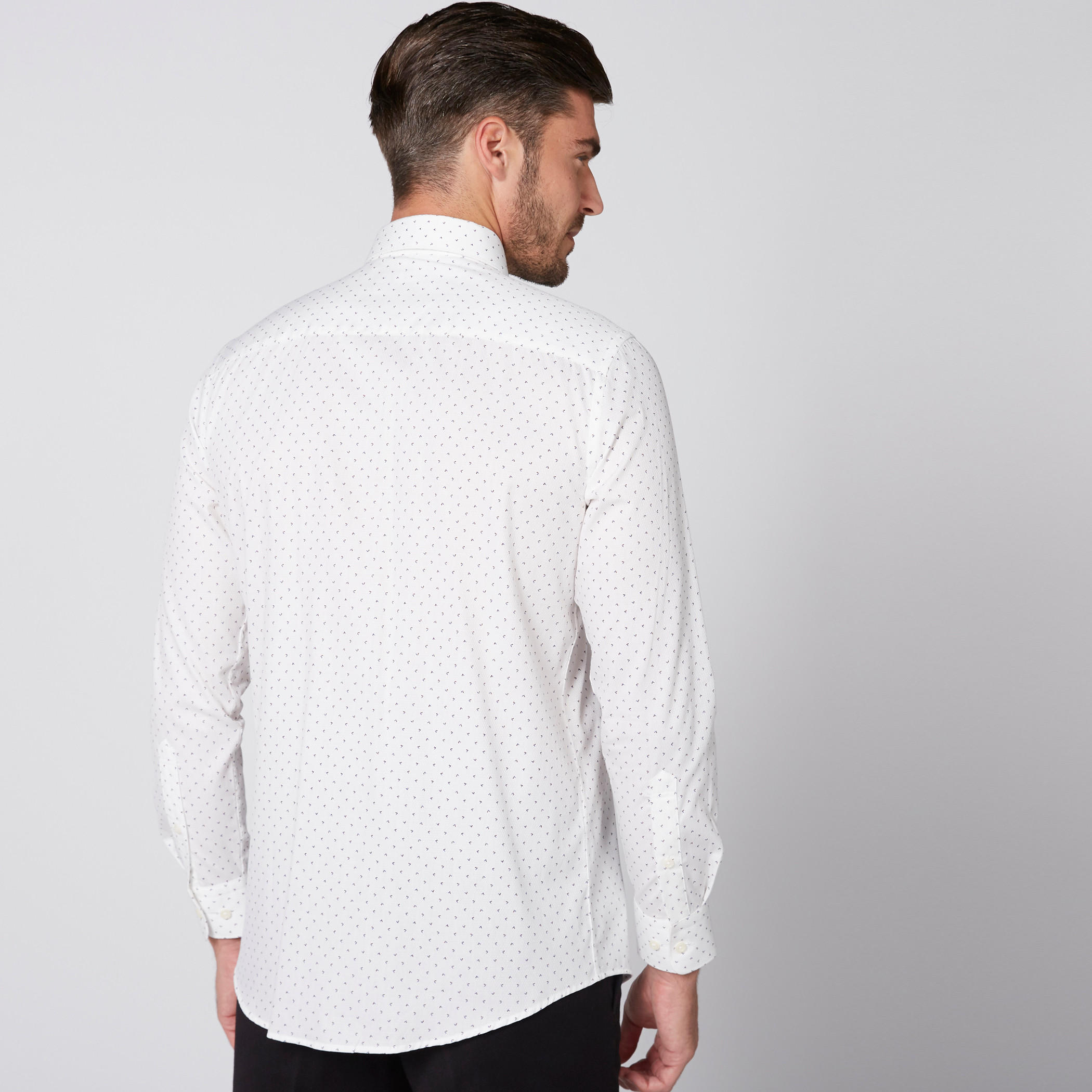 Printed Shirt with Long Sleeves and Complete Placket-men-clothing-shirts-image-3