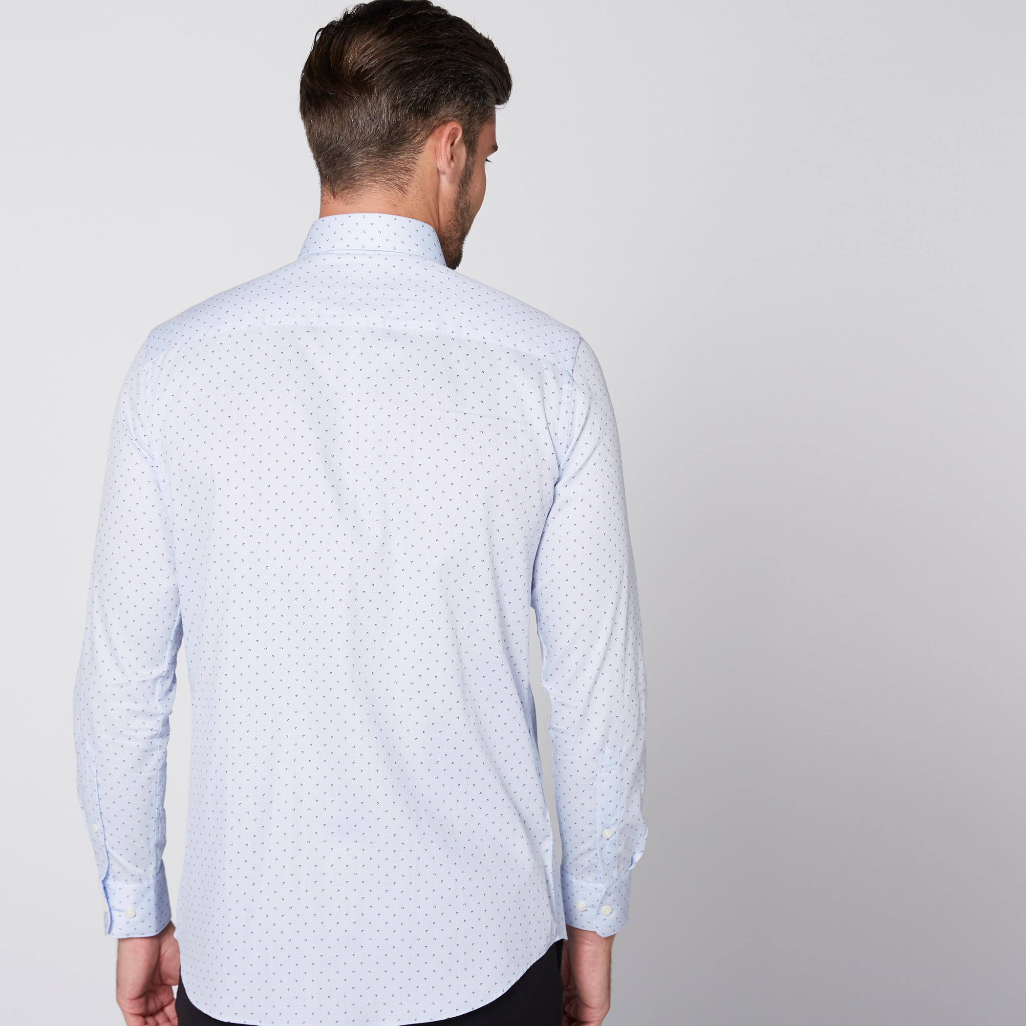 Printed Shirt with Long Sleeves and Complete Placket-men-clothing-shirts-image-3
