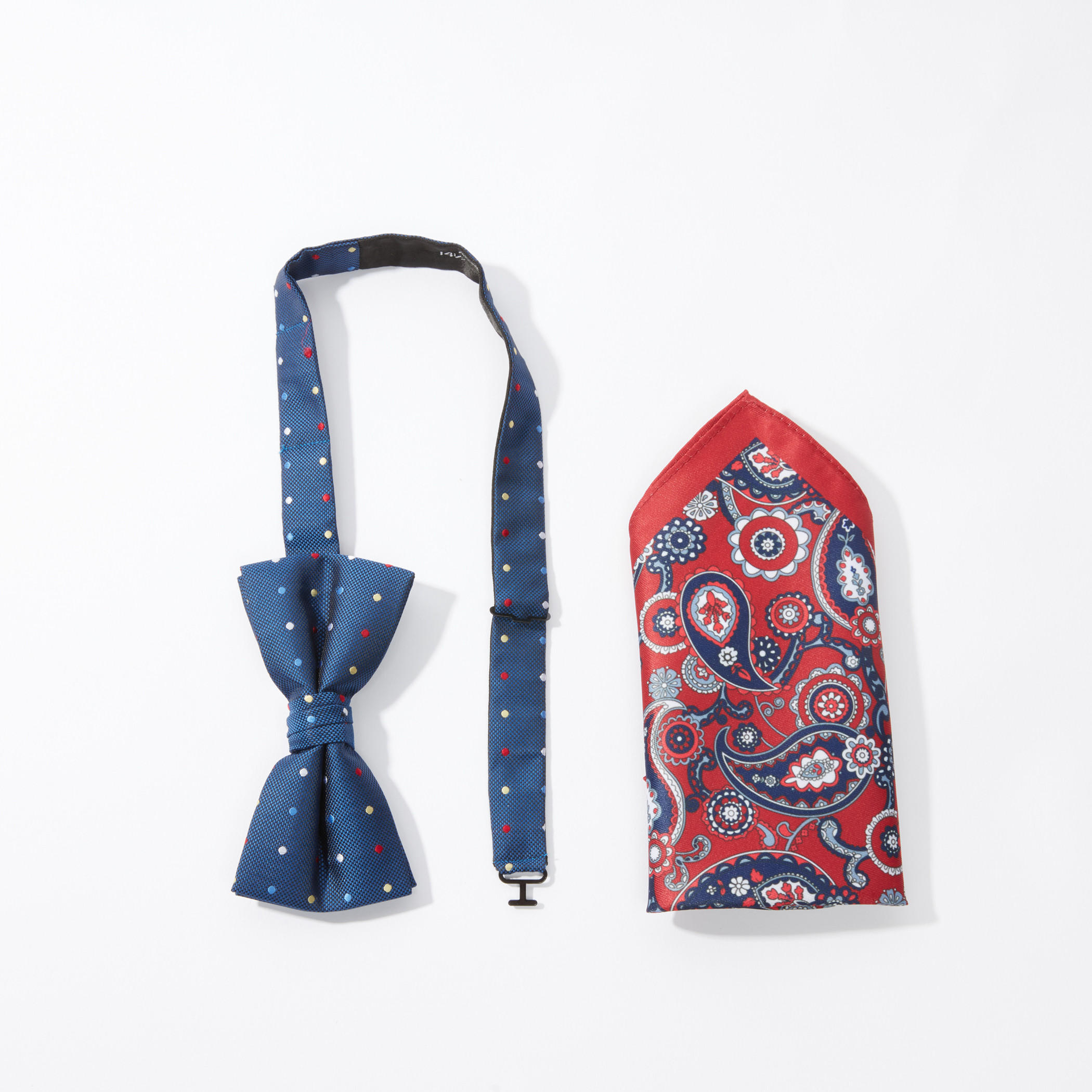 طقم بابيون ومنديل جيب بطبعات-men-tiesandcufflinks-pocketsquares-image-4