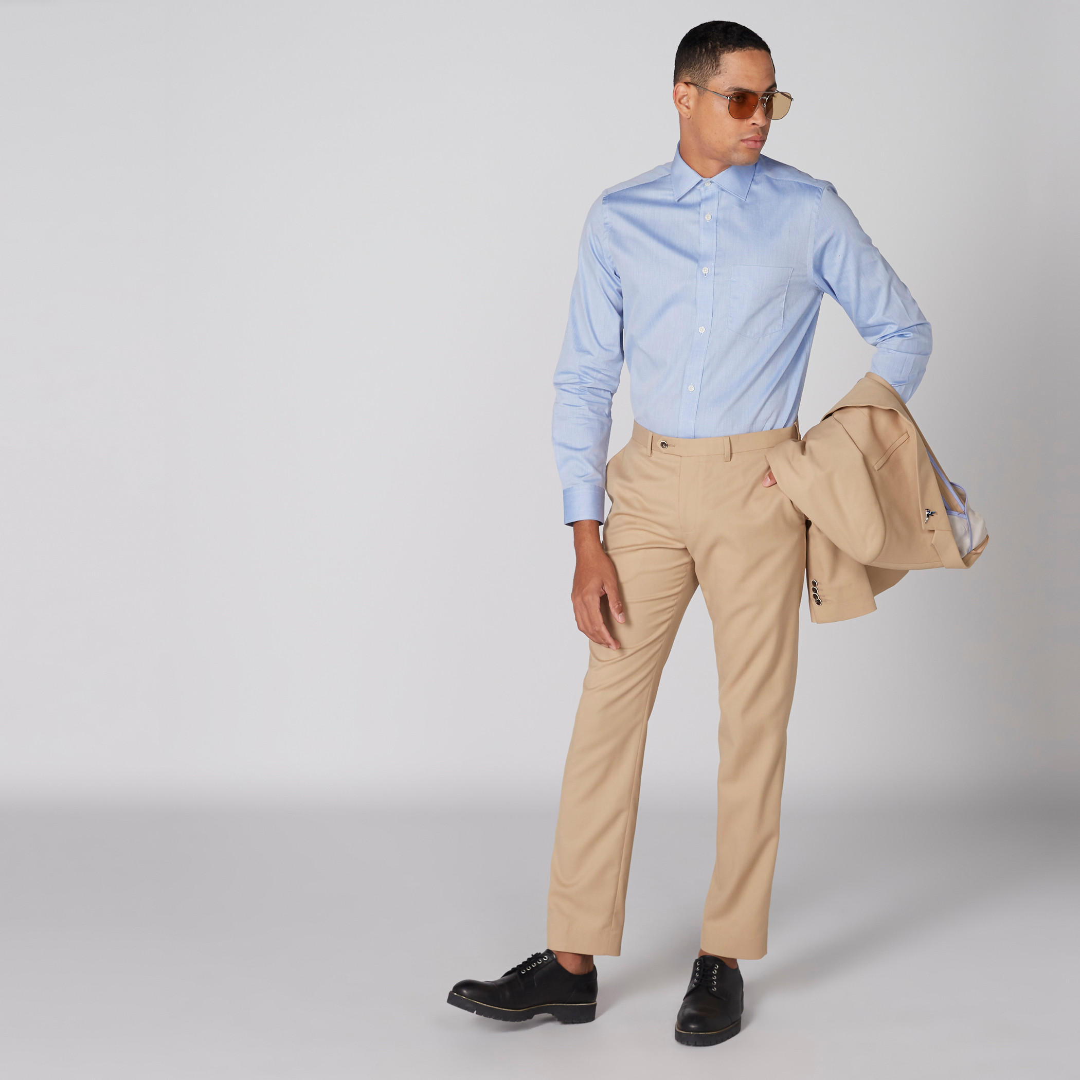 قميص بارز الملمس بأكمام طويلة وأزرار-men-clothing-shirts-image-5
