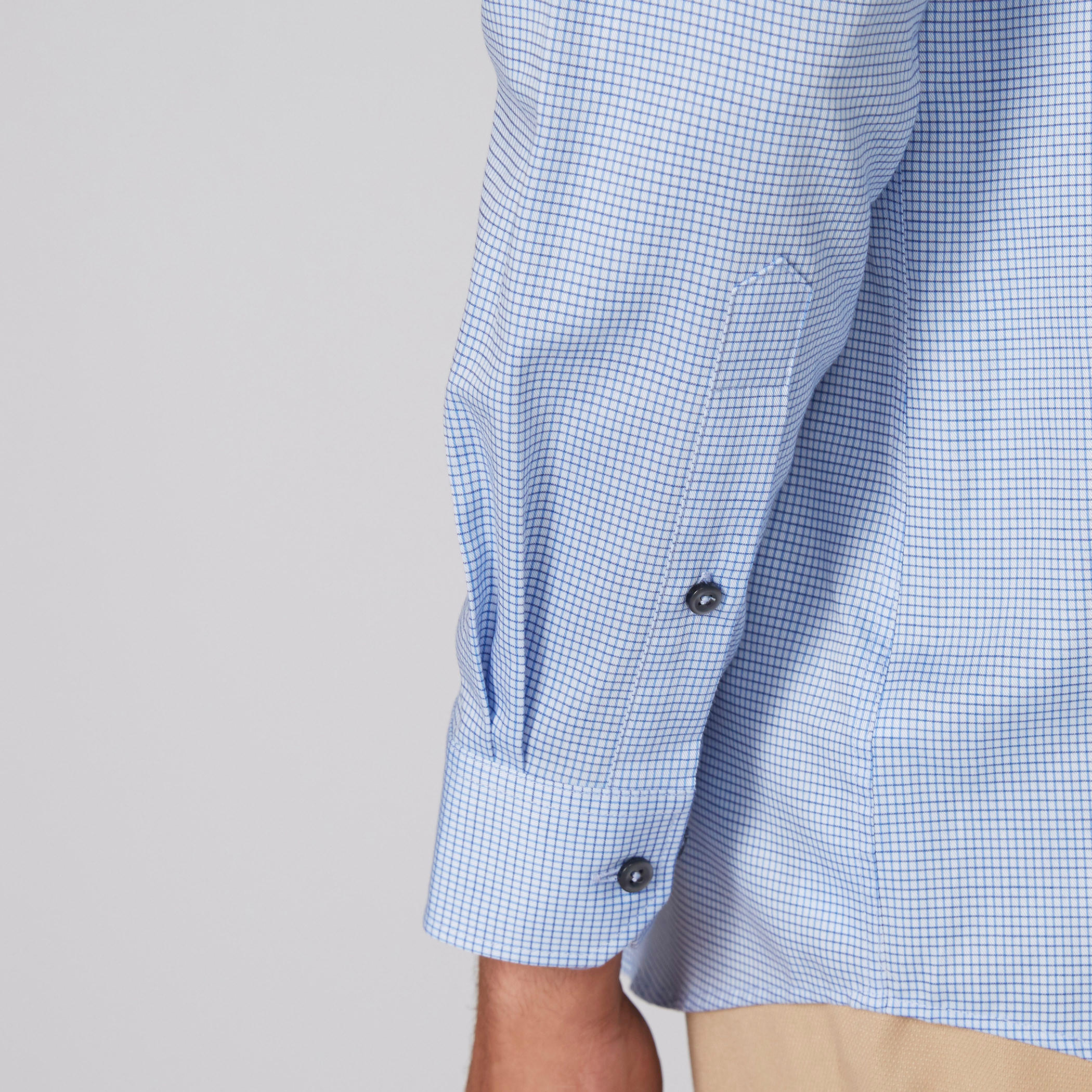 قميص كاروهات بأكمام طويلة وأزرار-men-clothing-shirts-image-4