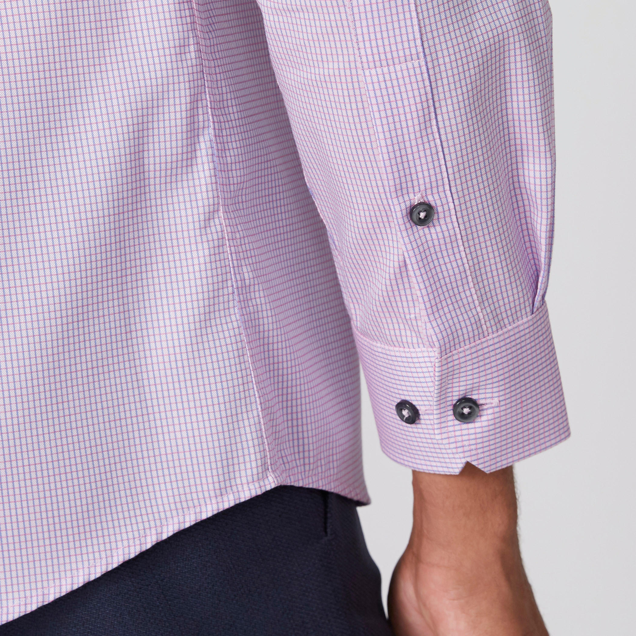 قميص كاروهات بأكمام طويلة وأزرار-men-clothing-shirts-image-4