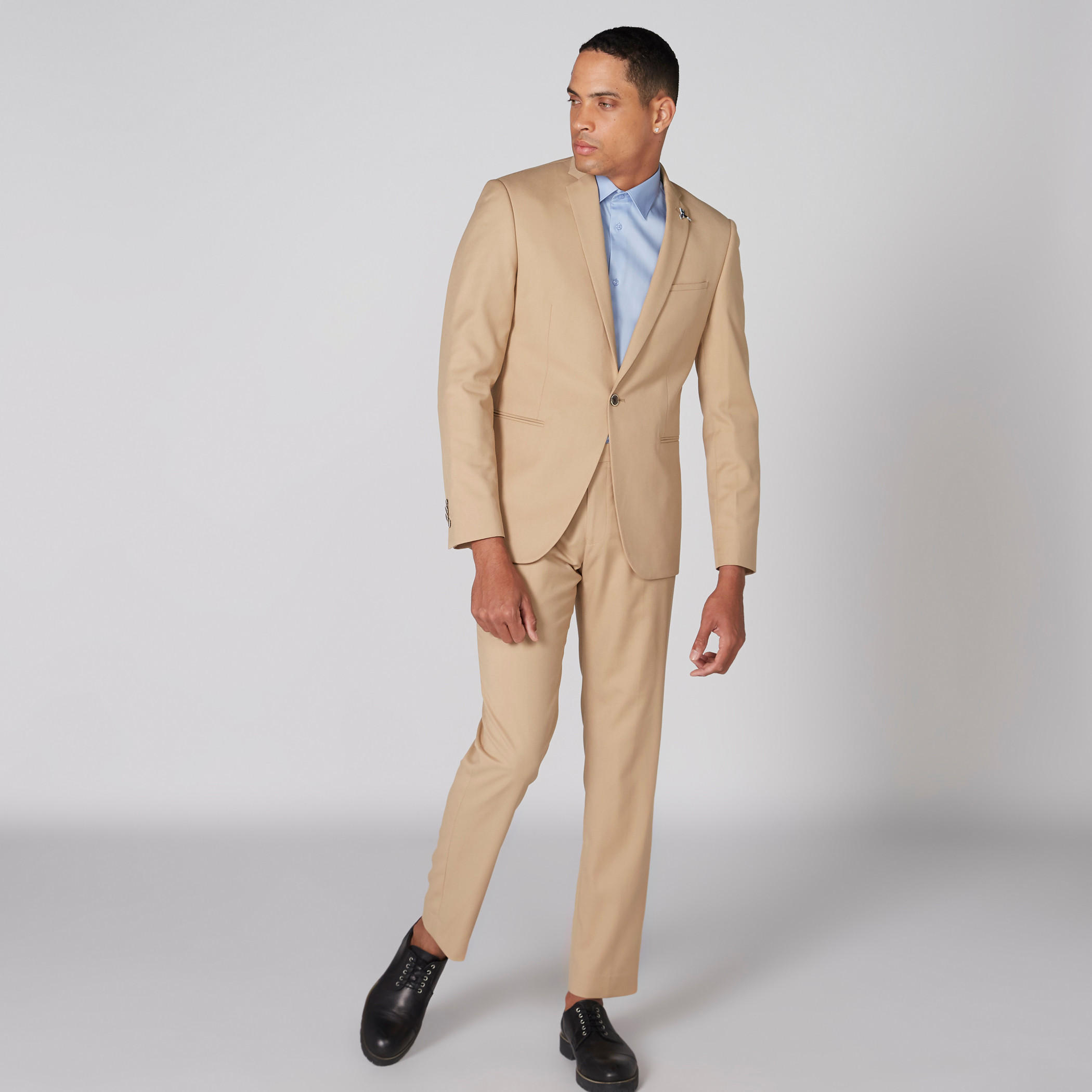 جاكيت رسمي بأكمام طويلة وزر إغلاق-men-winterwear-jacketsandblazers-image-3
