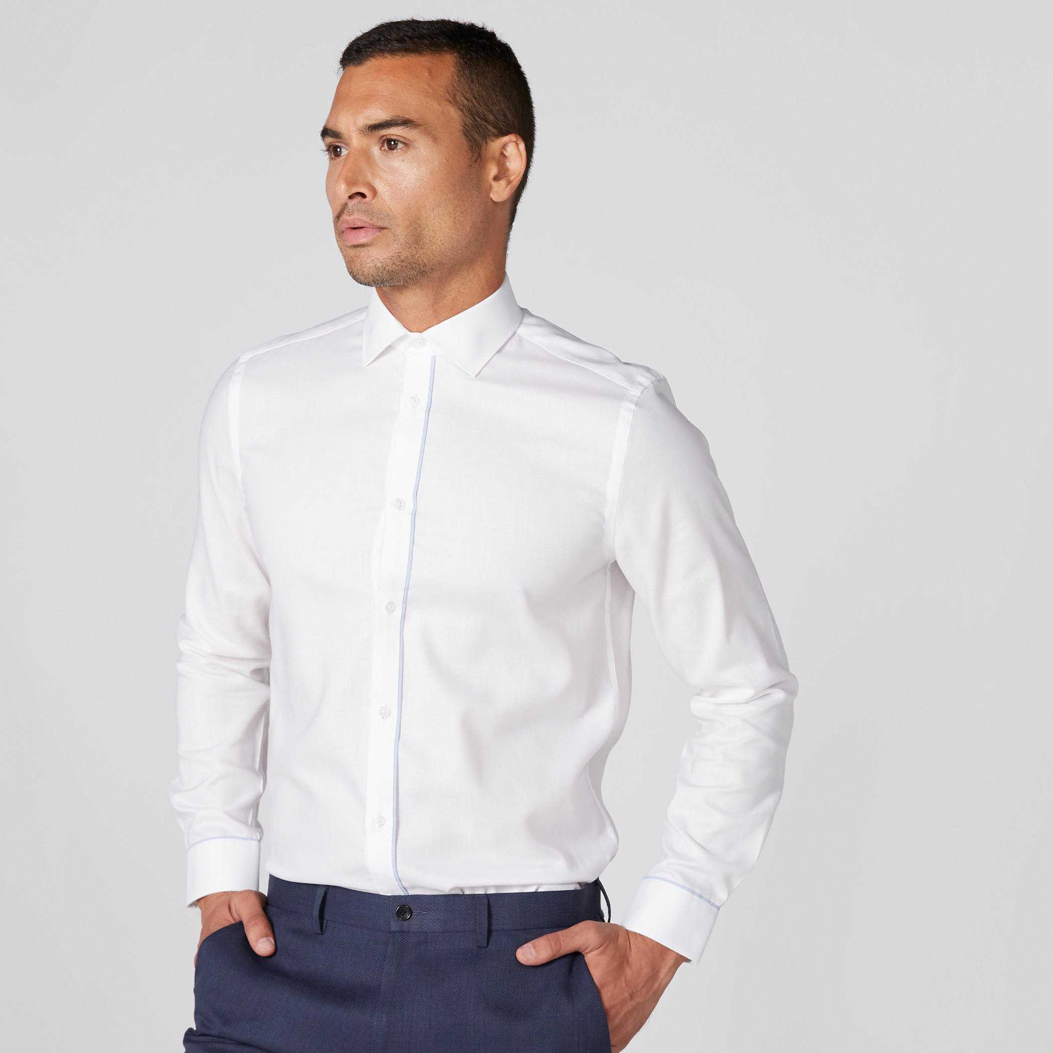قميص بأكمام طويلة ووصلة أزرار كاملة-men-clothing-shirts-image-2