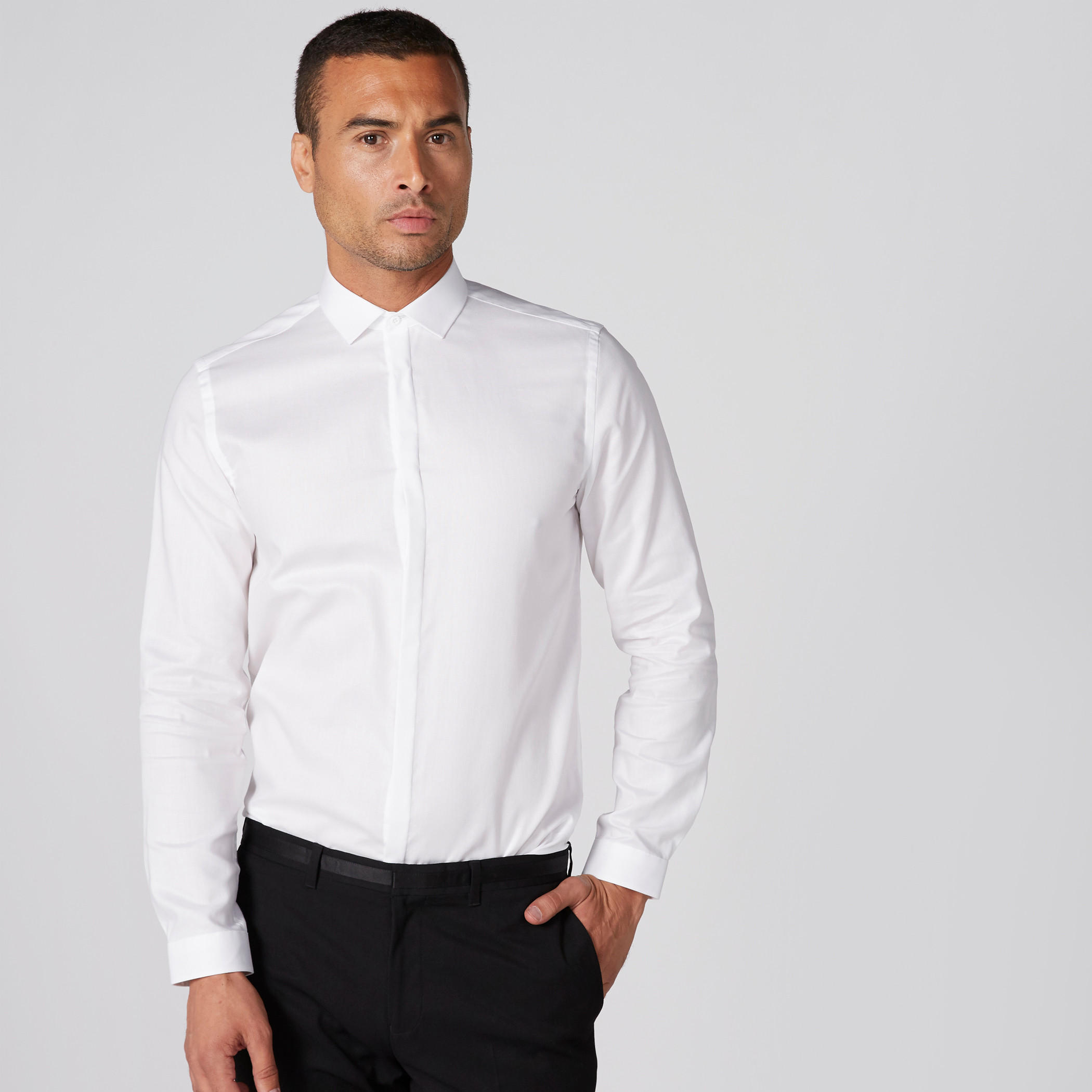 قميص بأكمام طويلة ووصلة أزرار مخفية-men-clothing-shirts-image-6