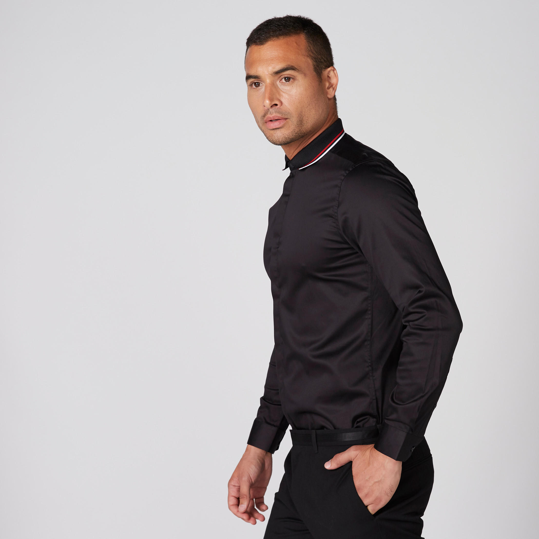 قميص بأكمام طويلة ووصلة أزرار مخفية-men-clothing-shirts-image-3