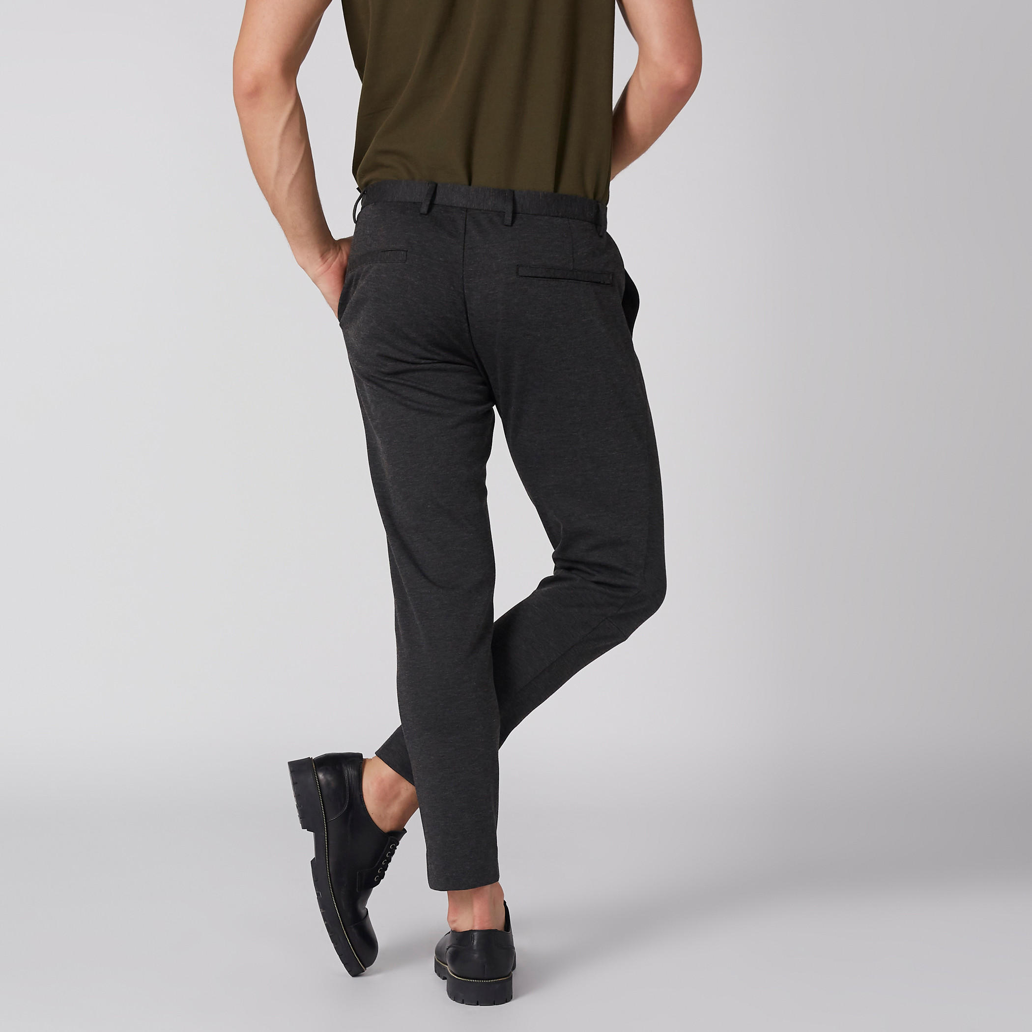 بنطال طويل عالي الخصر بزر إغلاق وجيوب-men-clothing-bottoms-trousersandchinos-trousers-image-5