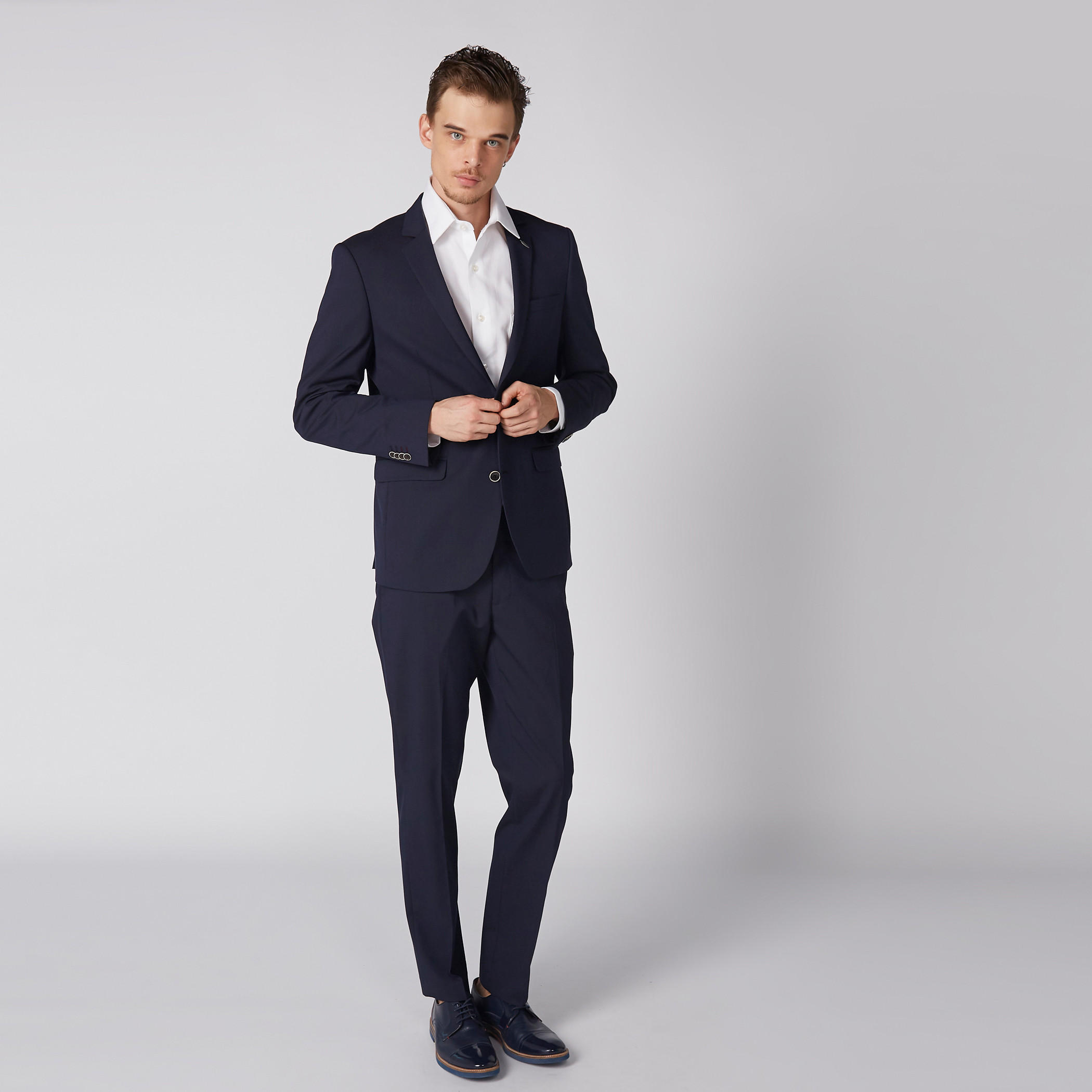 جاكيت رسمي بارز الملمس بزر إغلاق-men-winterwear-jacketsandblazers-image-1