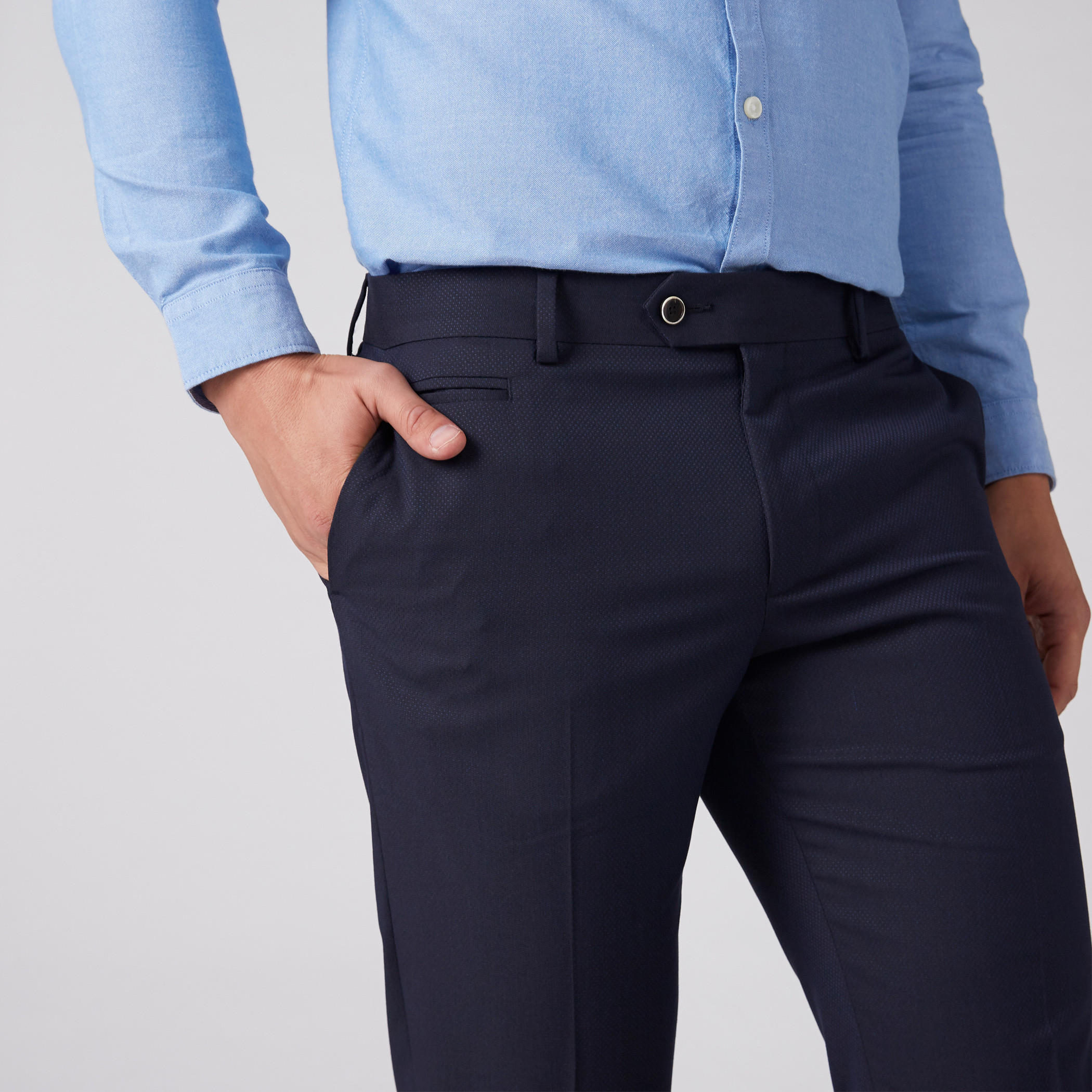 Textured Trousers with Pocket Detail and Button Closure-men-clothing-bottoms-trousersandchinos-trousers-image-4