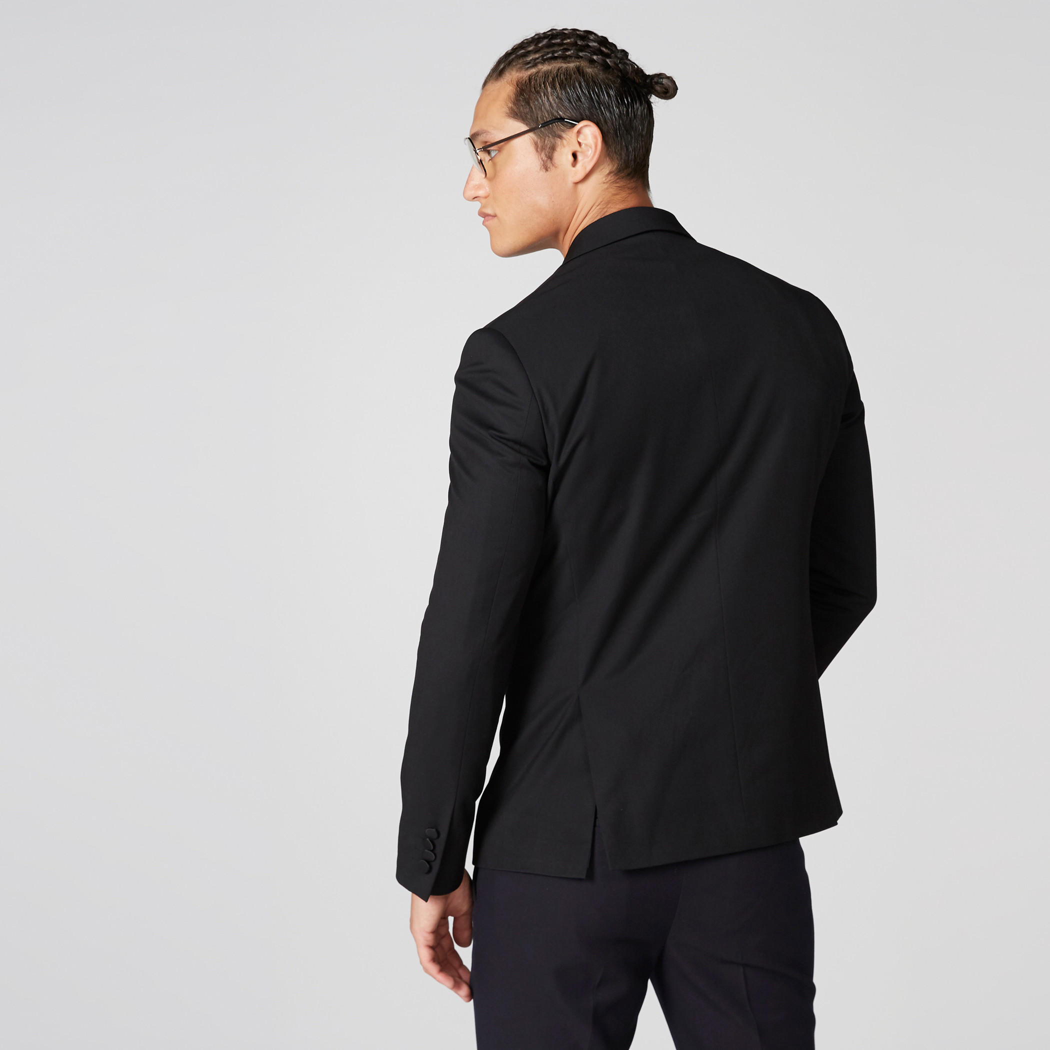 جاكيت بليزر بأكمام طويلة وزر إغلاق-men-winterwear-jacketsandblazers-image-2